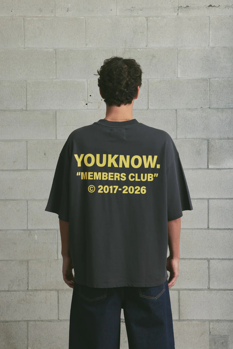 2026 Member's Club Tee | Washed Black - Image 4