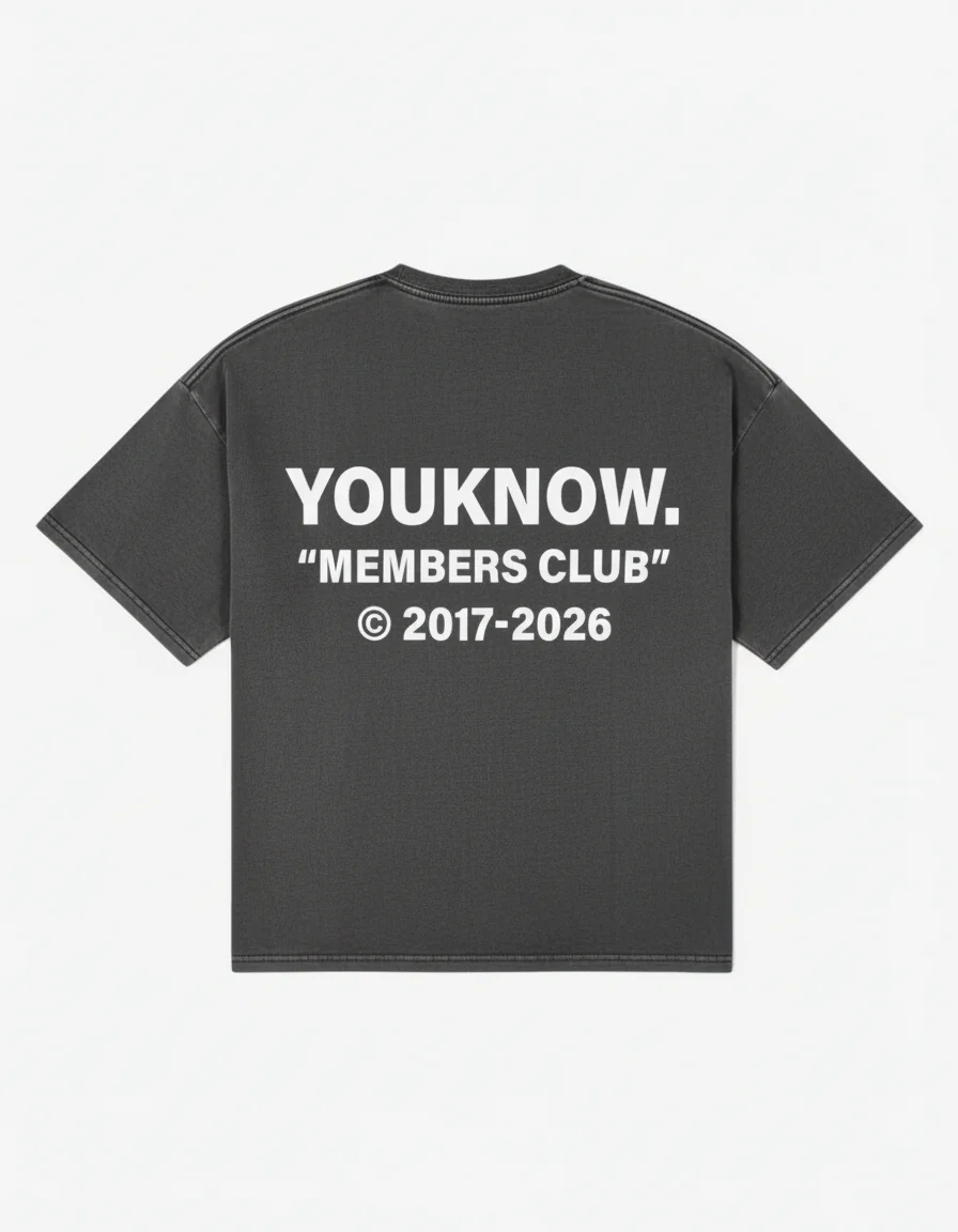 2026 Member's Club Tee | Washed Grey