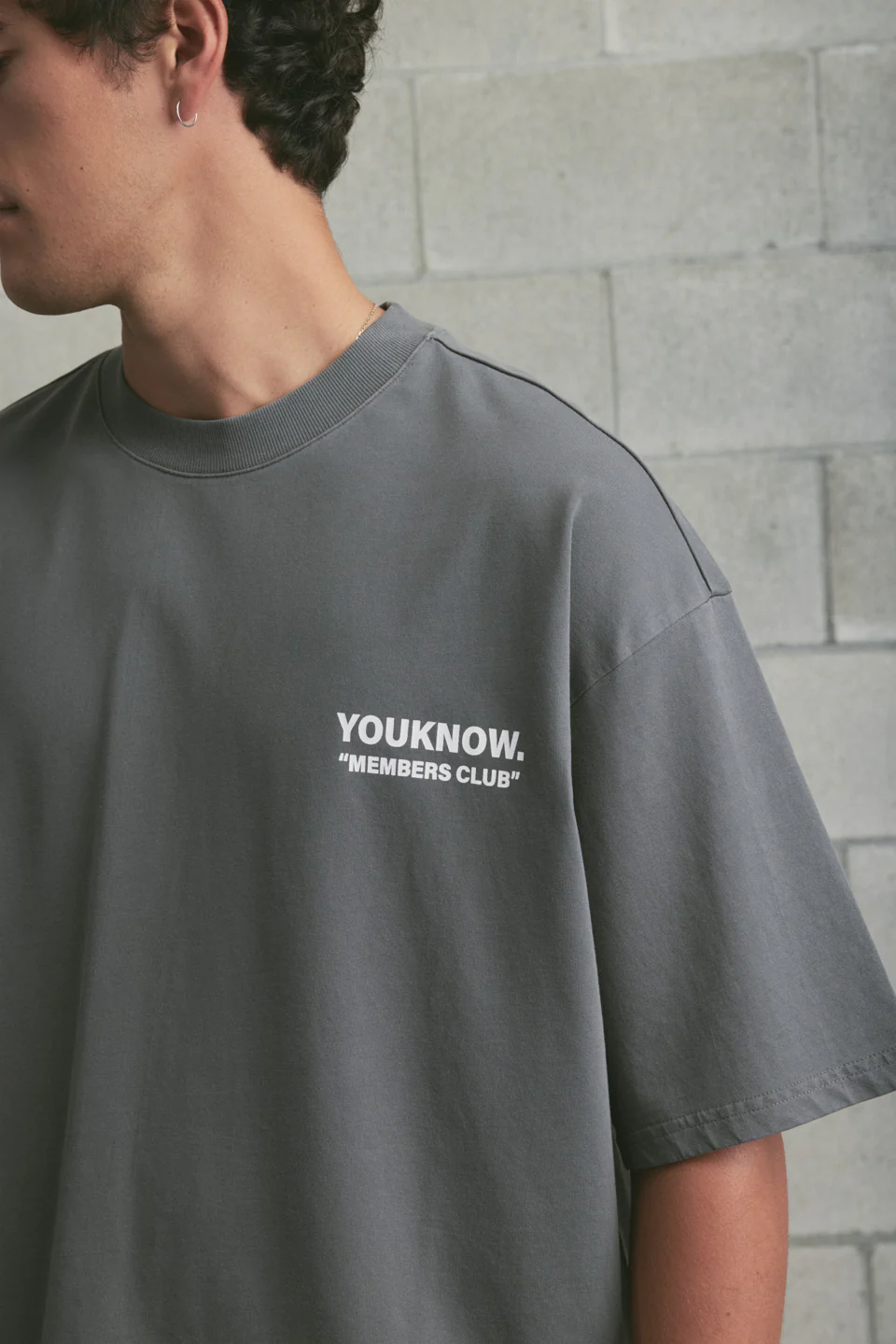 2026 Member's Club Tee | Washed Grey - Image 5