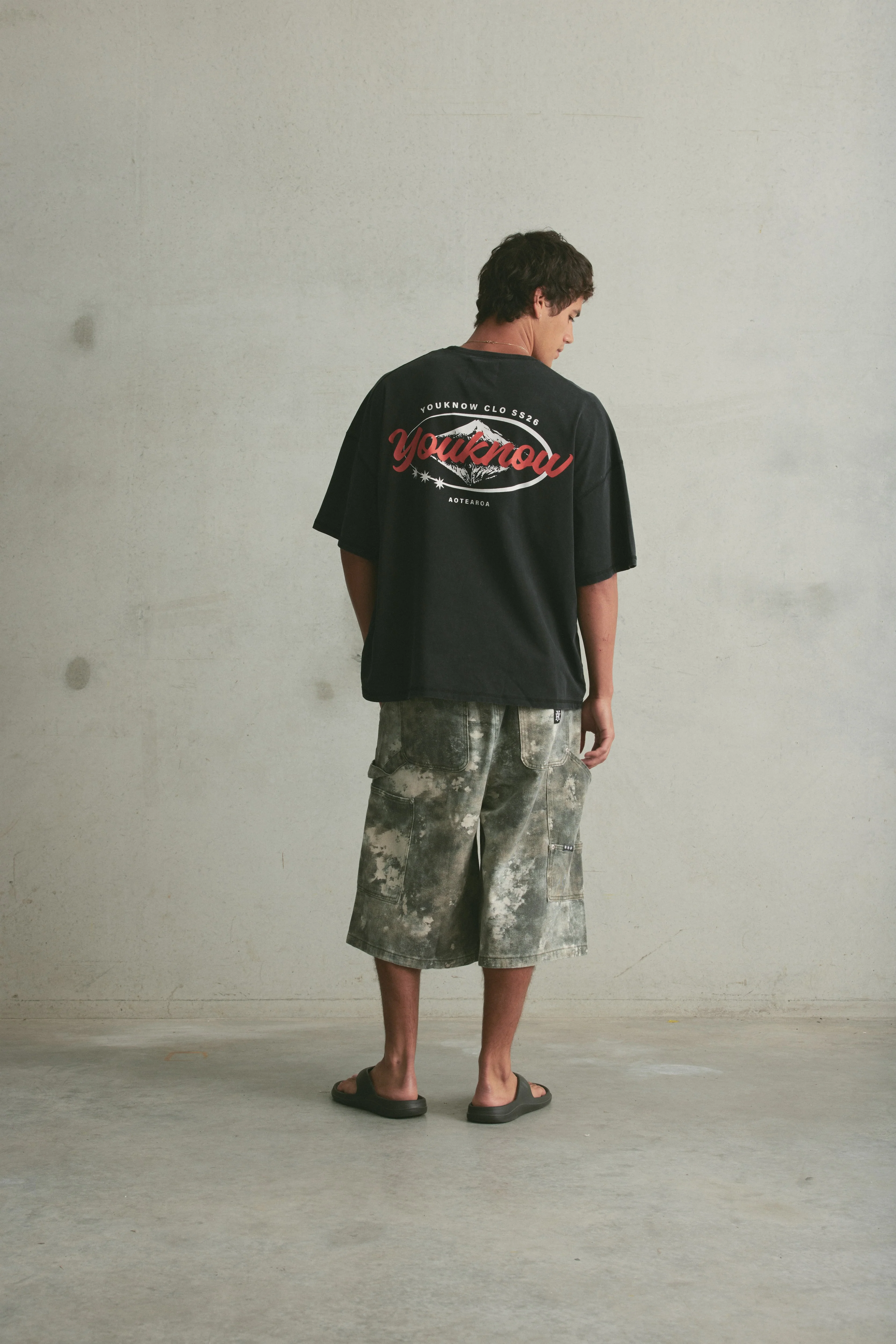 Aotearoa Tee SS | Washed Black - Image 3