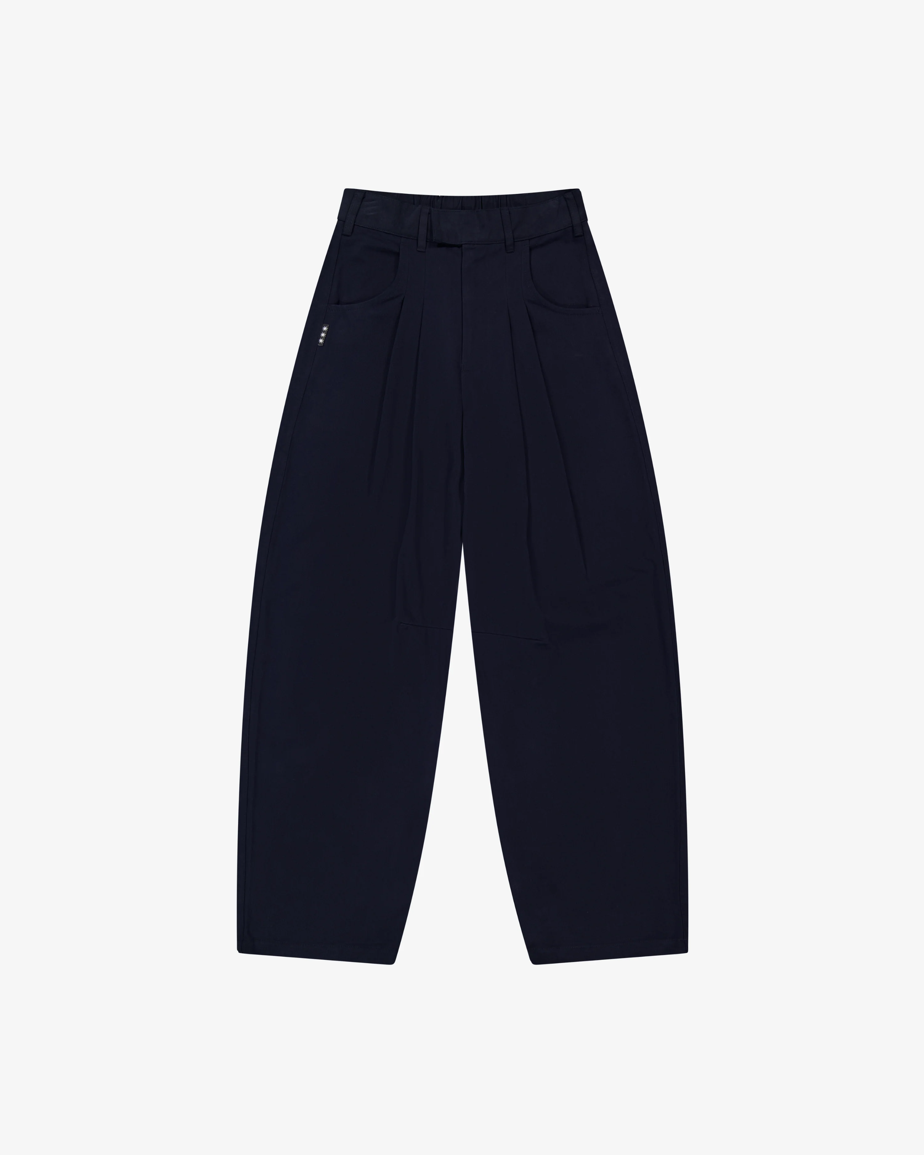 Barrel Leg Pants | Dark Navy - Image 7