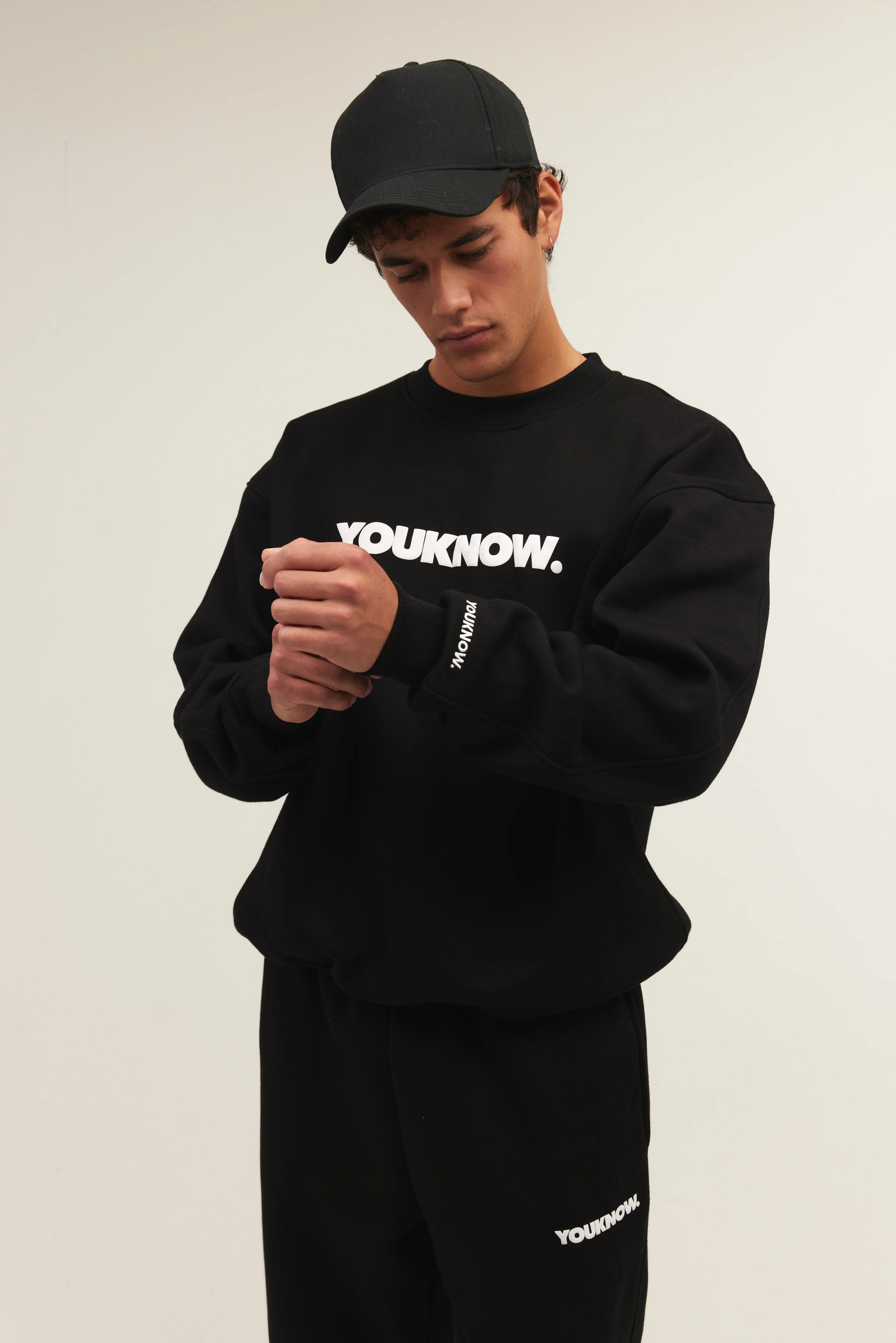 Block Crewneck | Black - Image 4