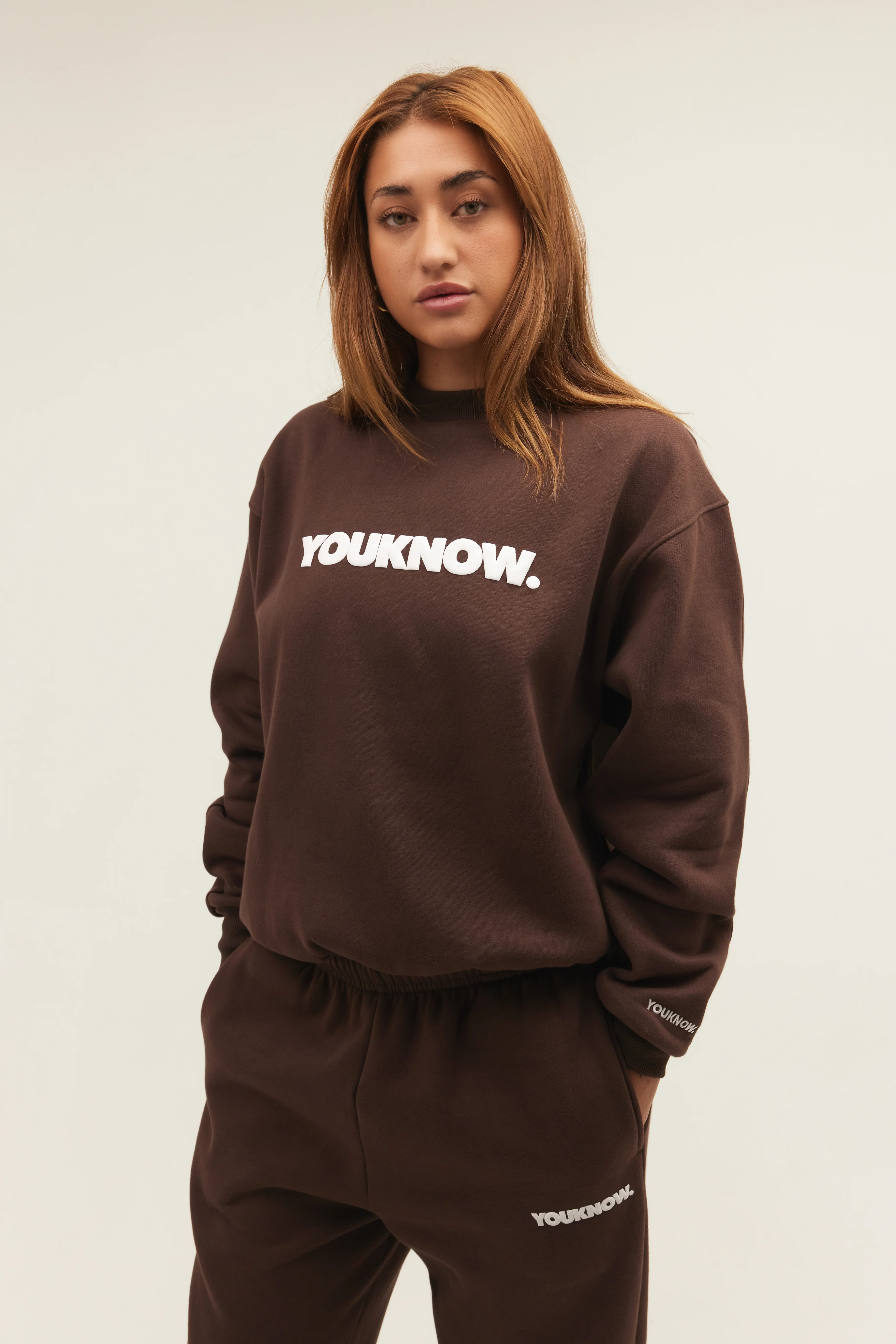 Block Crewneck | Brown - Image 3