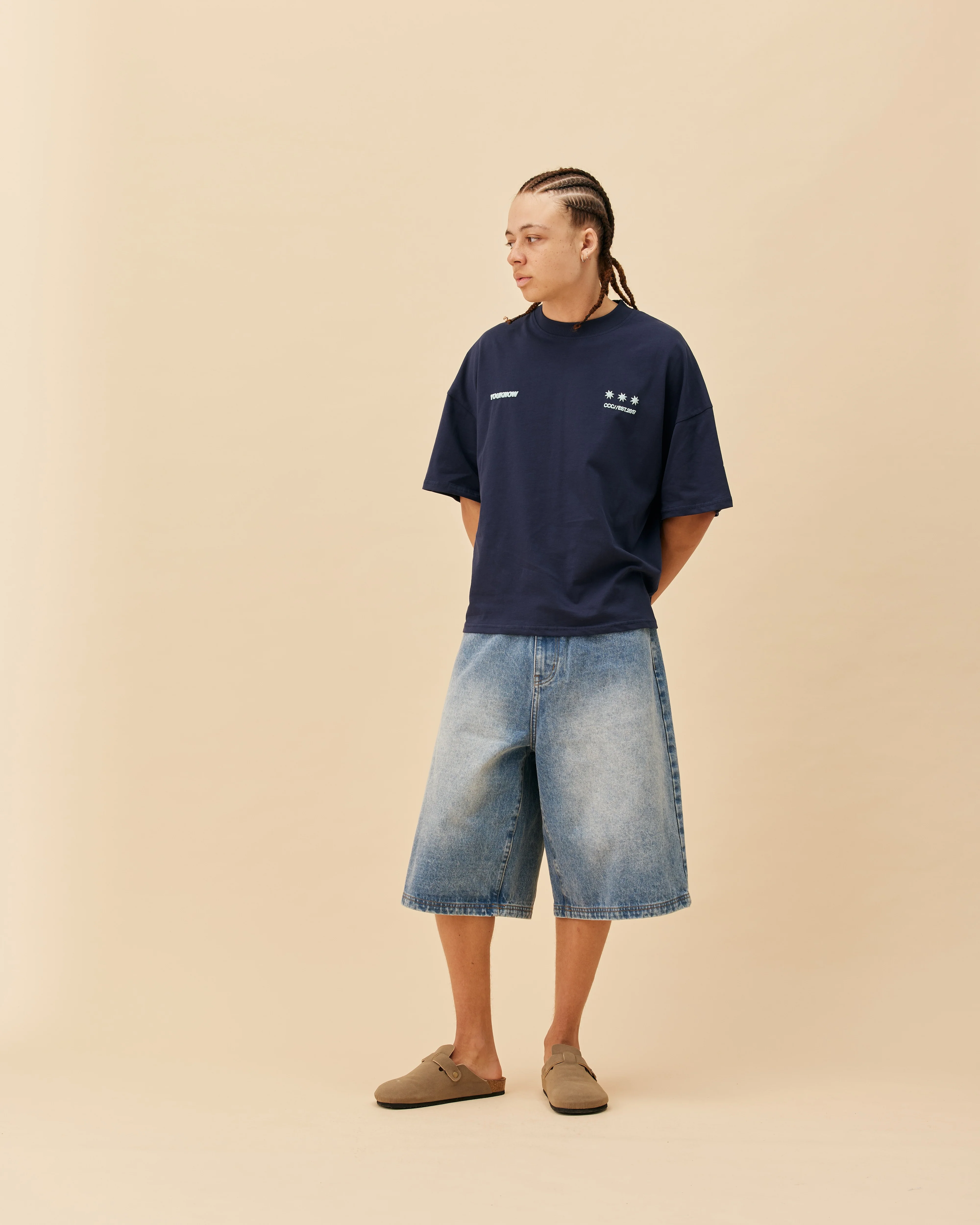 Big Back Tee | Navy Ice - Image 4