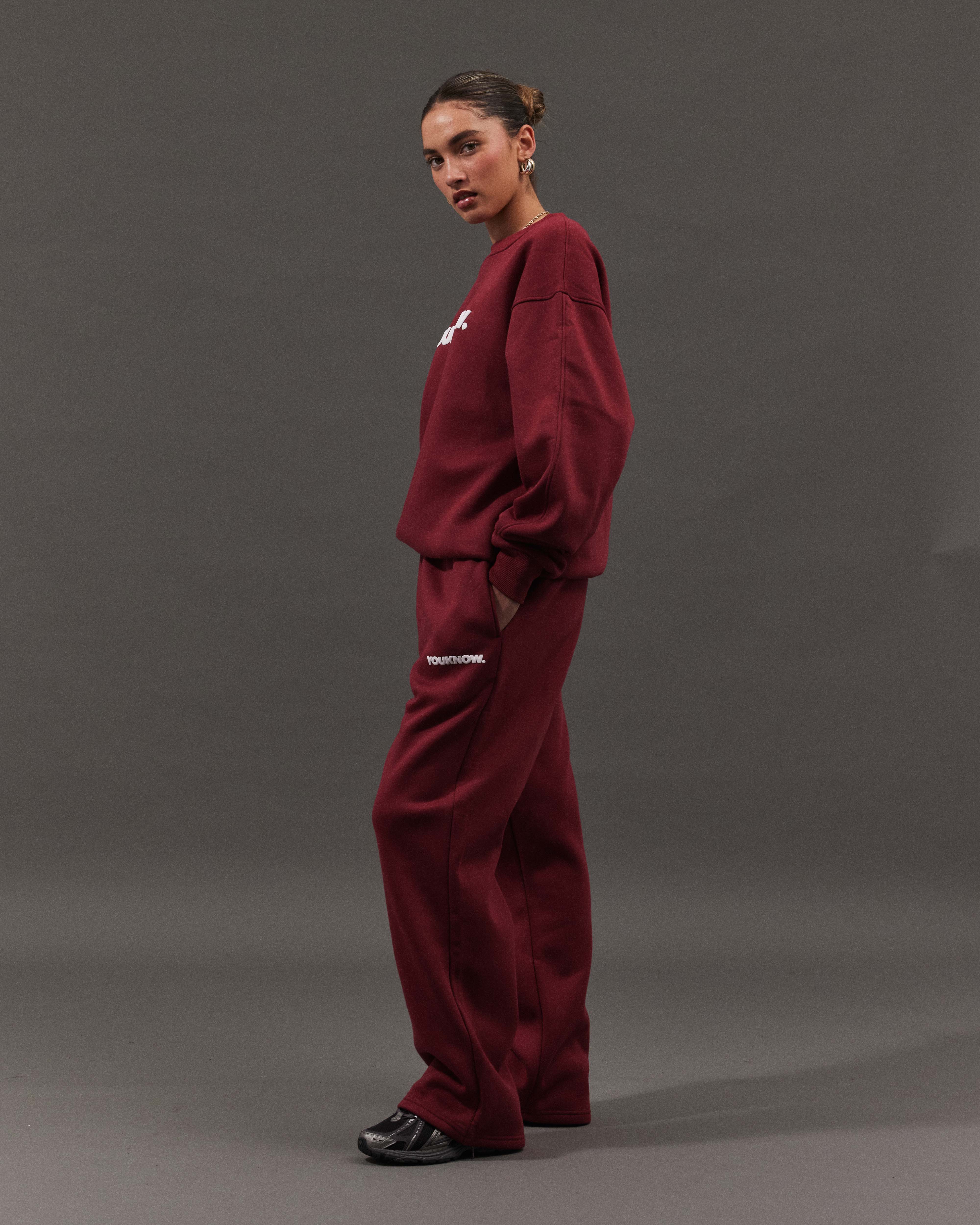 Block Crewneck | Maroon - Image 5