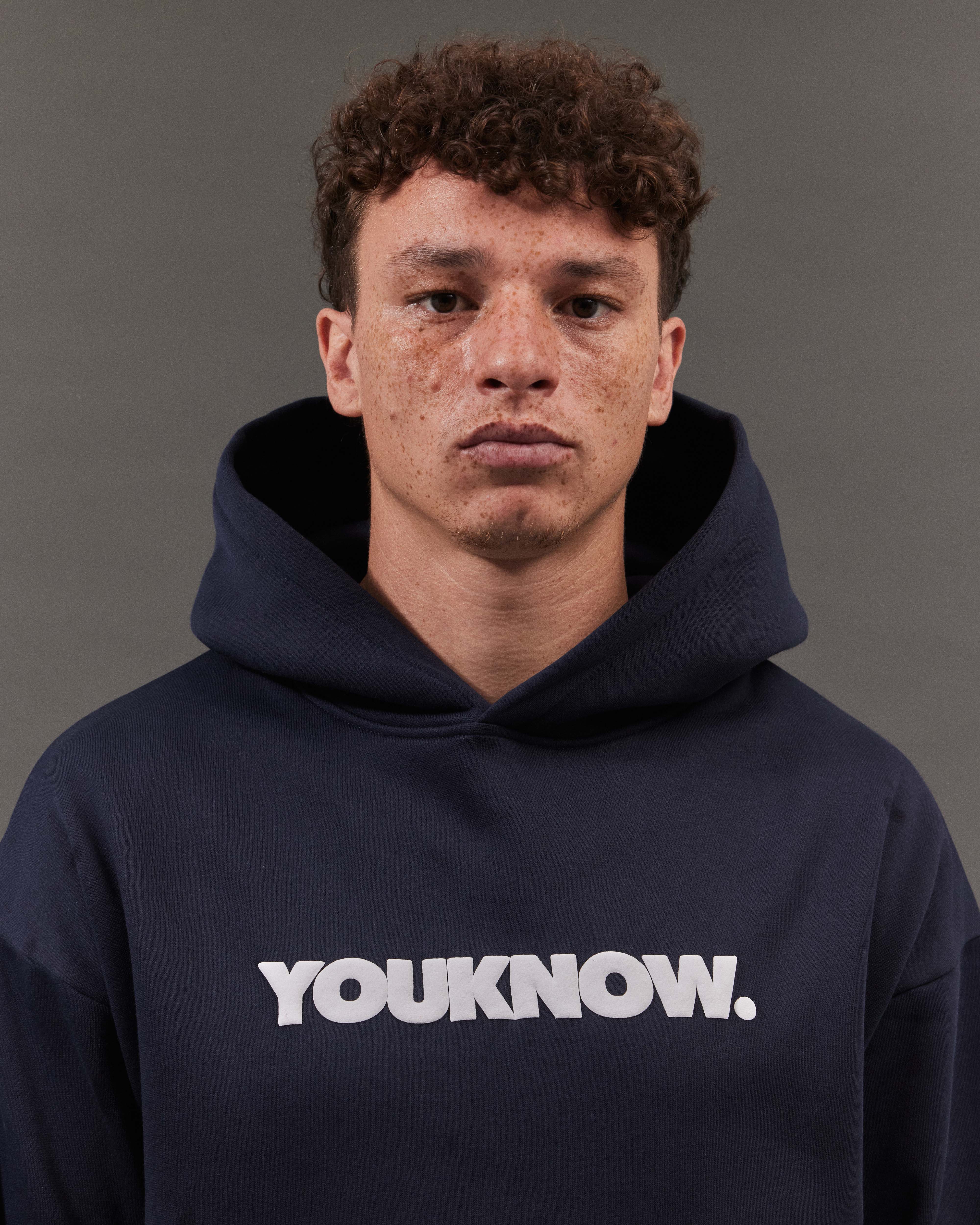 Block Hoodie | Navy - Image 3