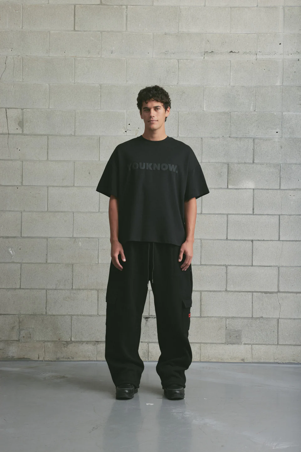 Block Tee 2.0 | Black/Black - Image 3