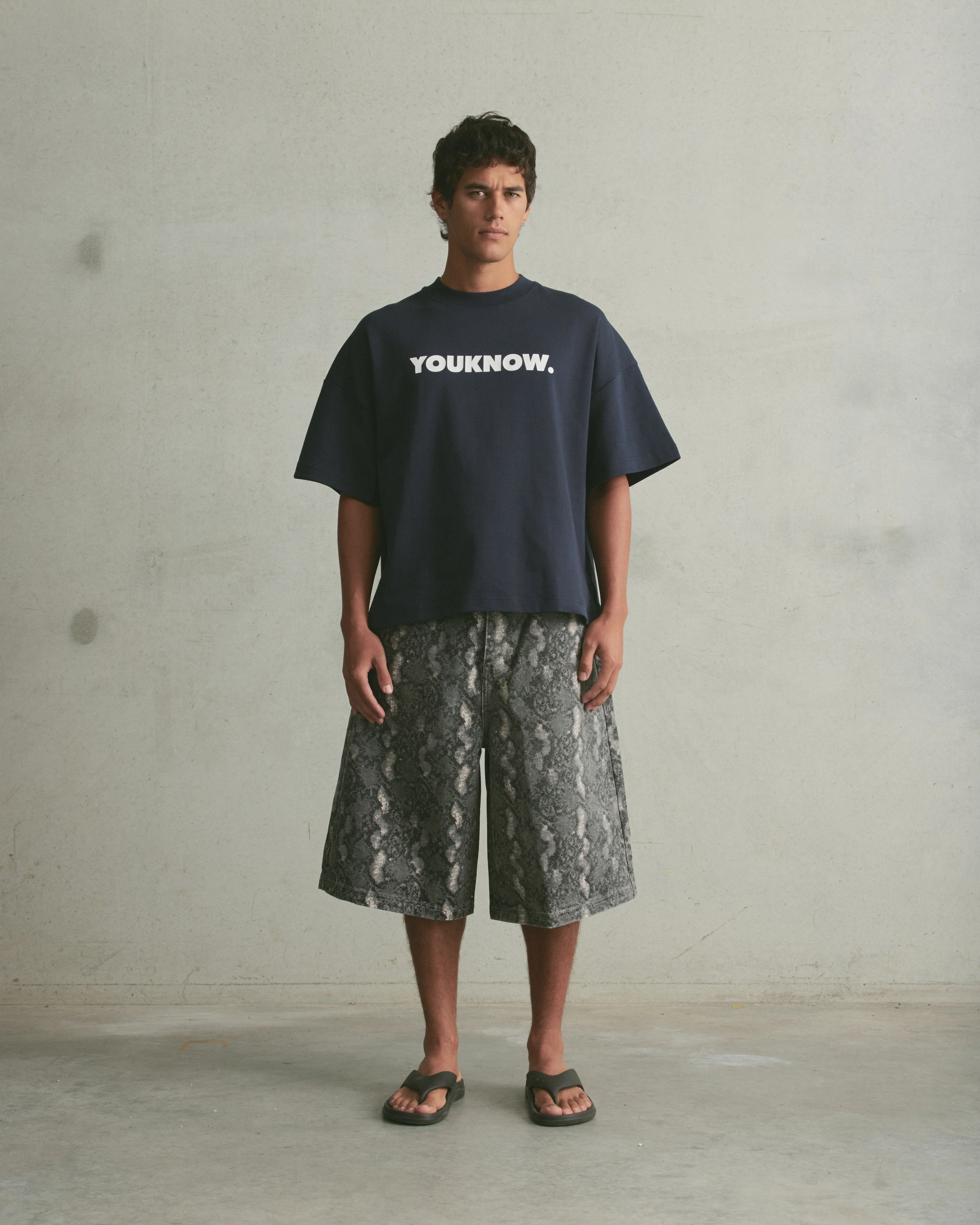 Block Tee | Navy - Image 2