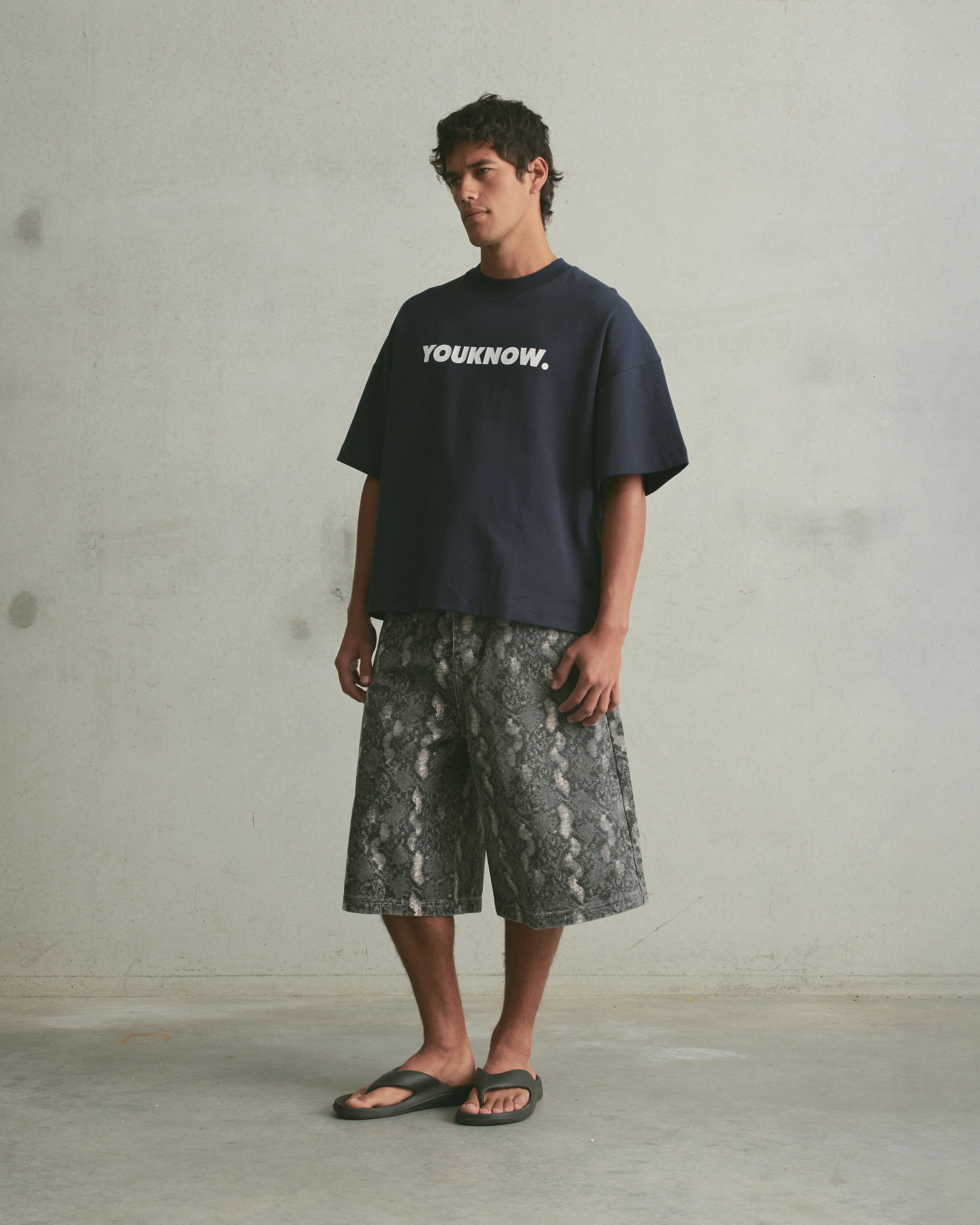 Block Tee | Navy - Image 5