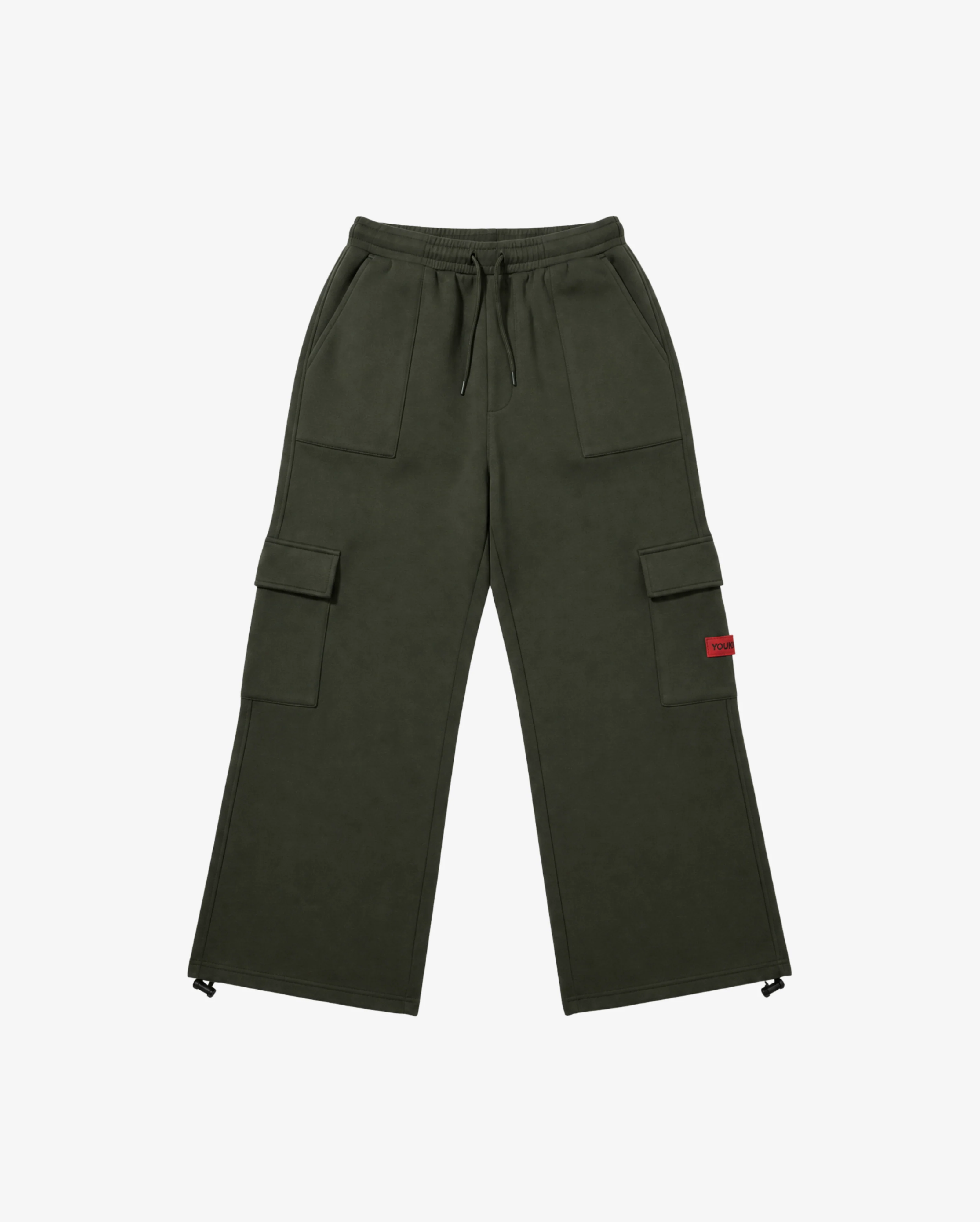 Brushed Fleece Cargo Sweatpant | Dark Olive