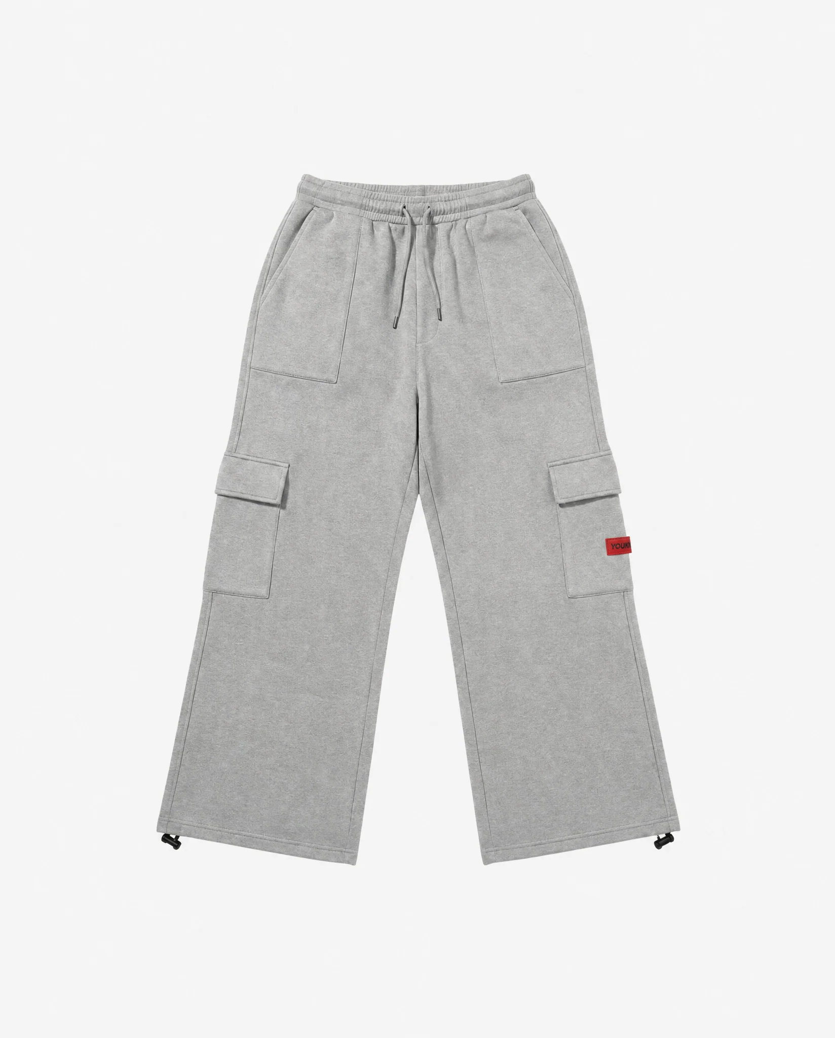 Brushed Fleece Cargo Sweatpant | GREY MARLE