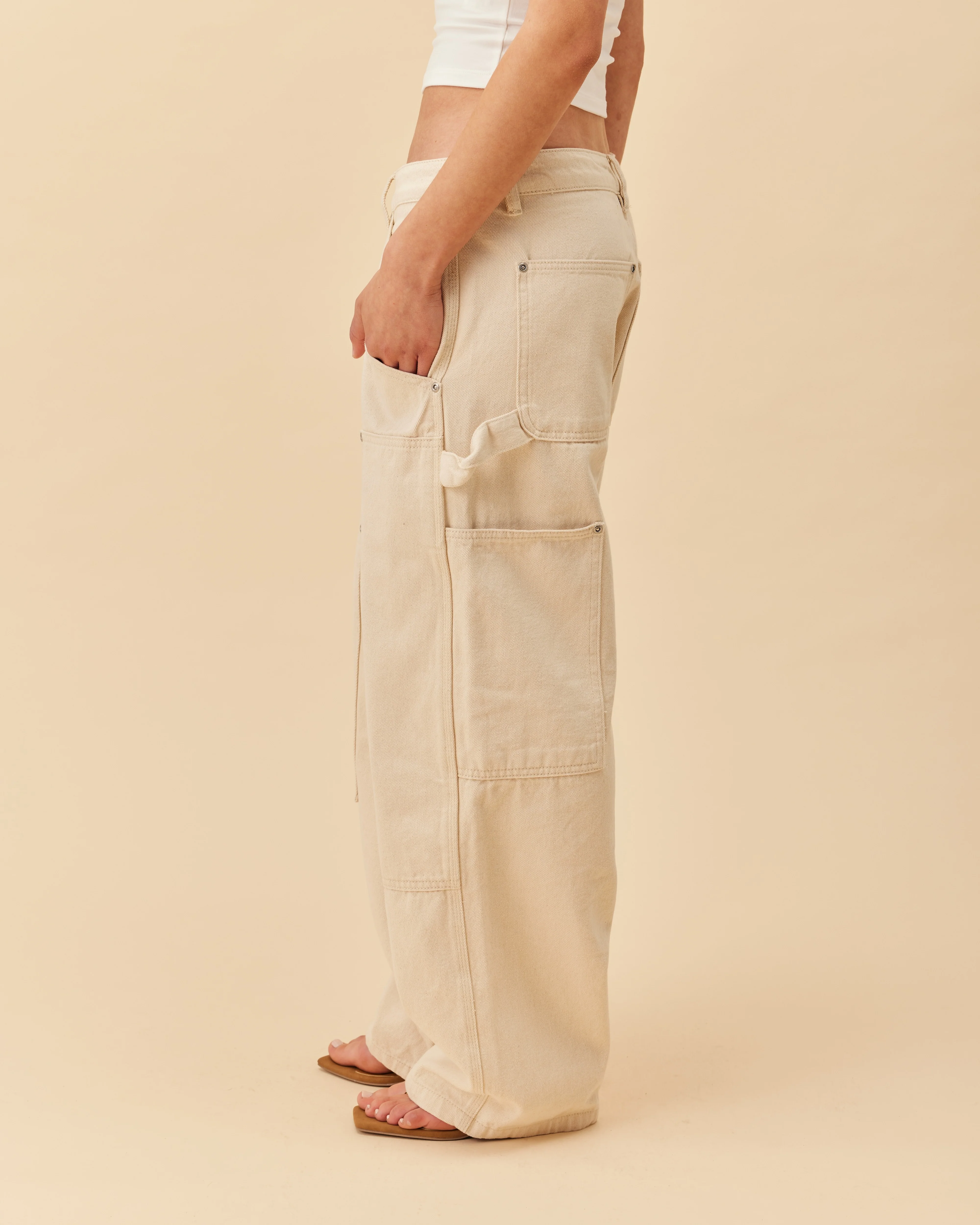 Carpenter Pants | Ecru - Image 7