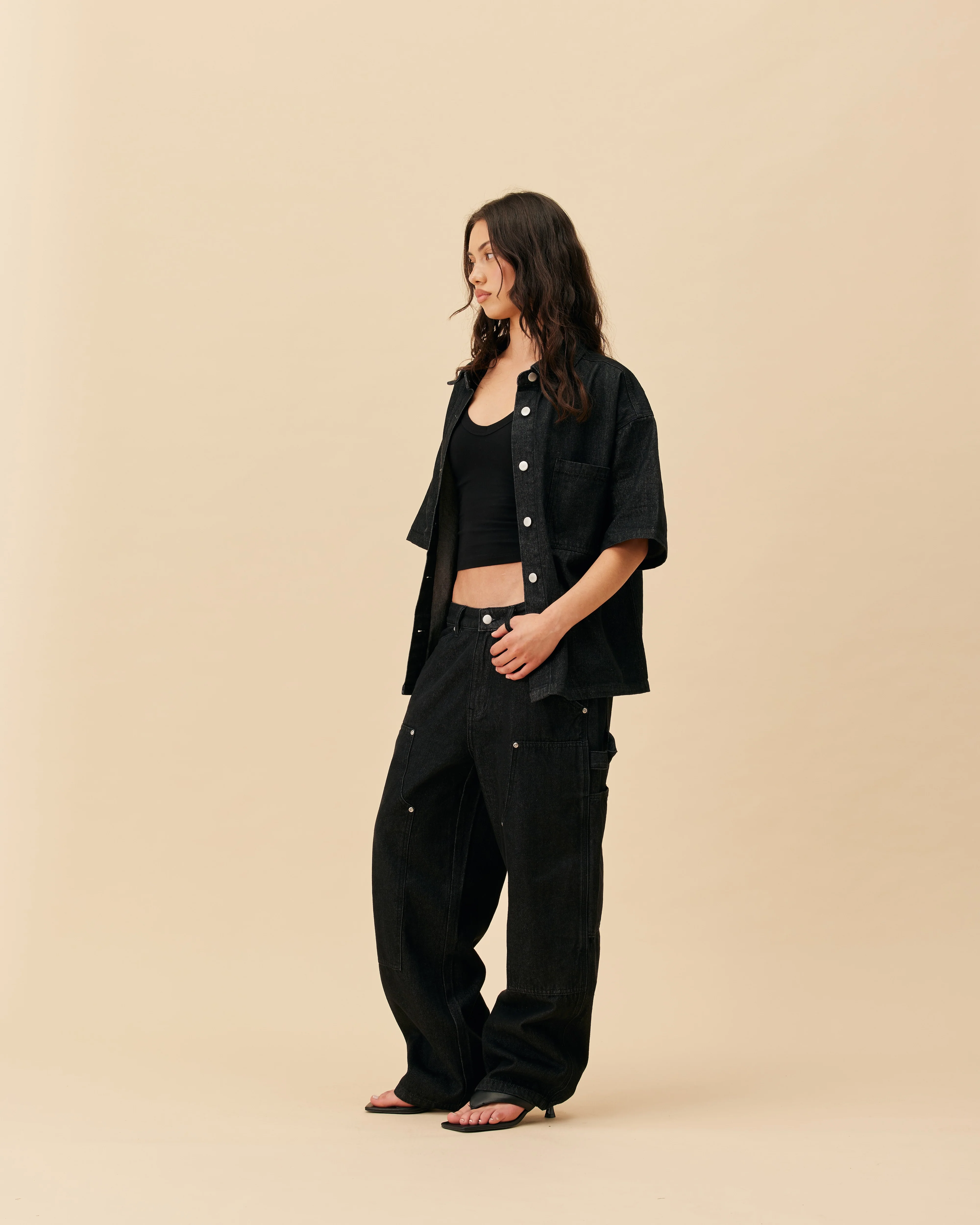 Carpenter Pants | Washed Black - Image 7