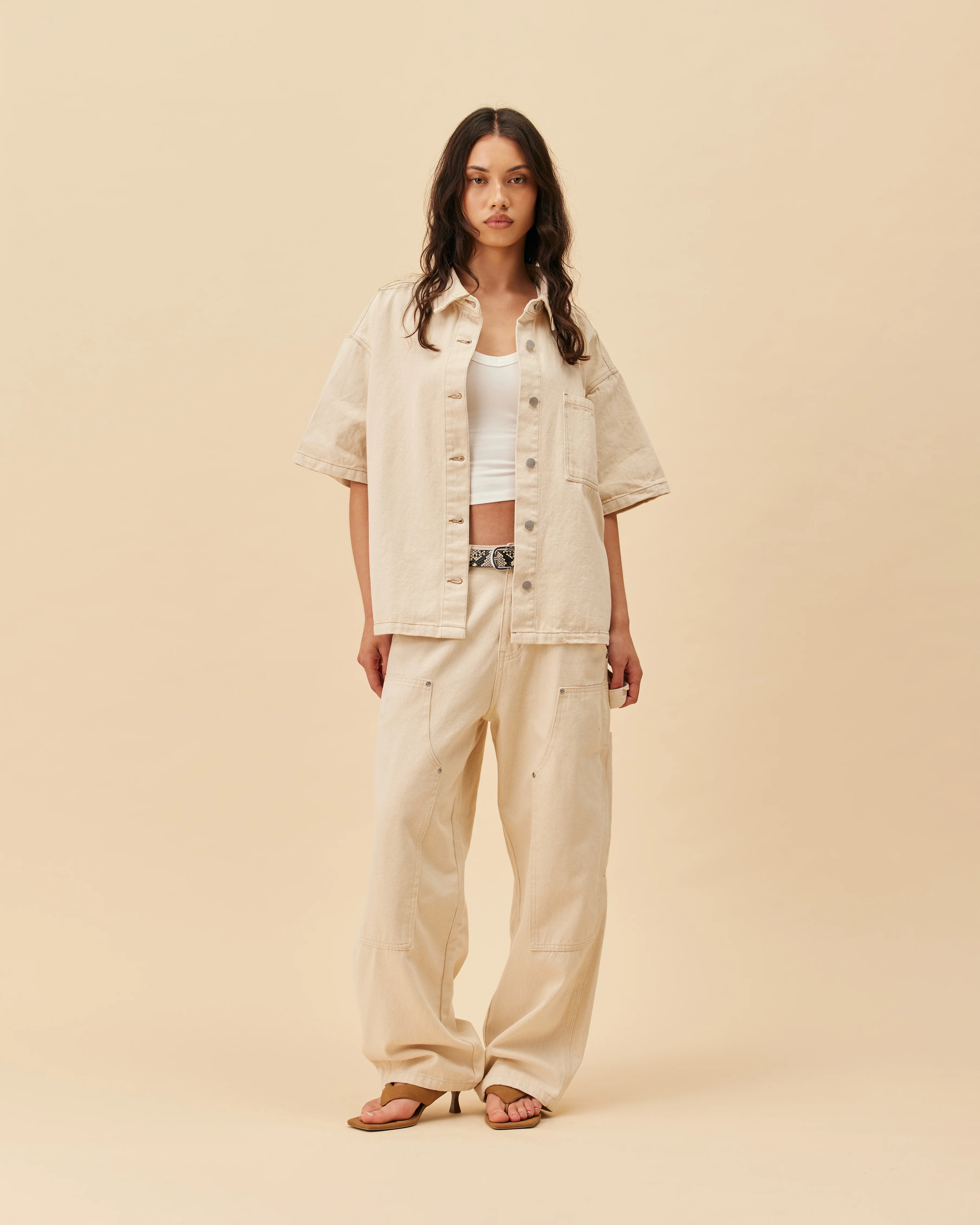 Carpenter Shirt | Ecru - Image 5