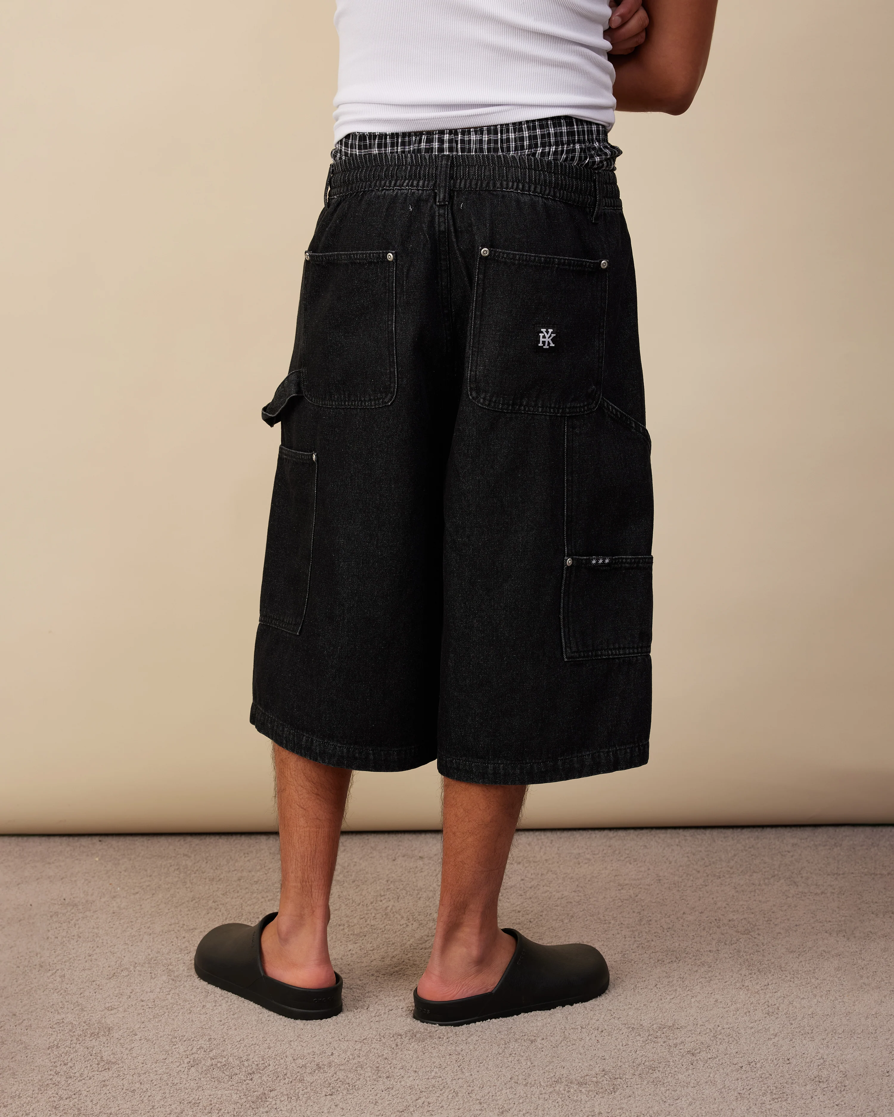 Carpenter Shorts | Black Wash - Image 4