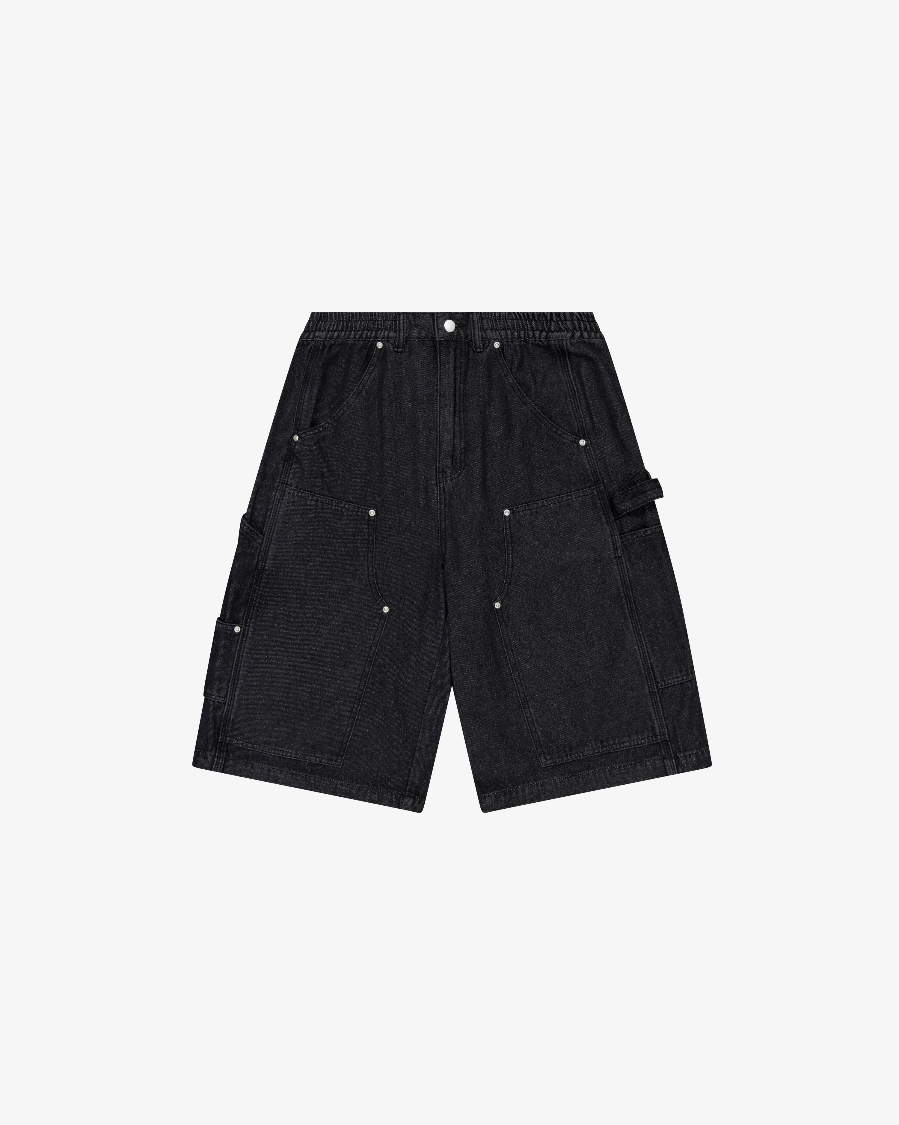 Carpenter Shorts | Black Wash - Image 6