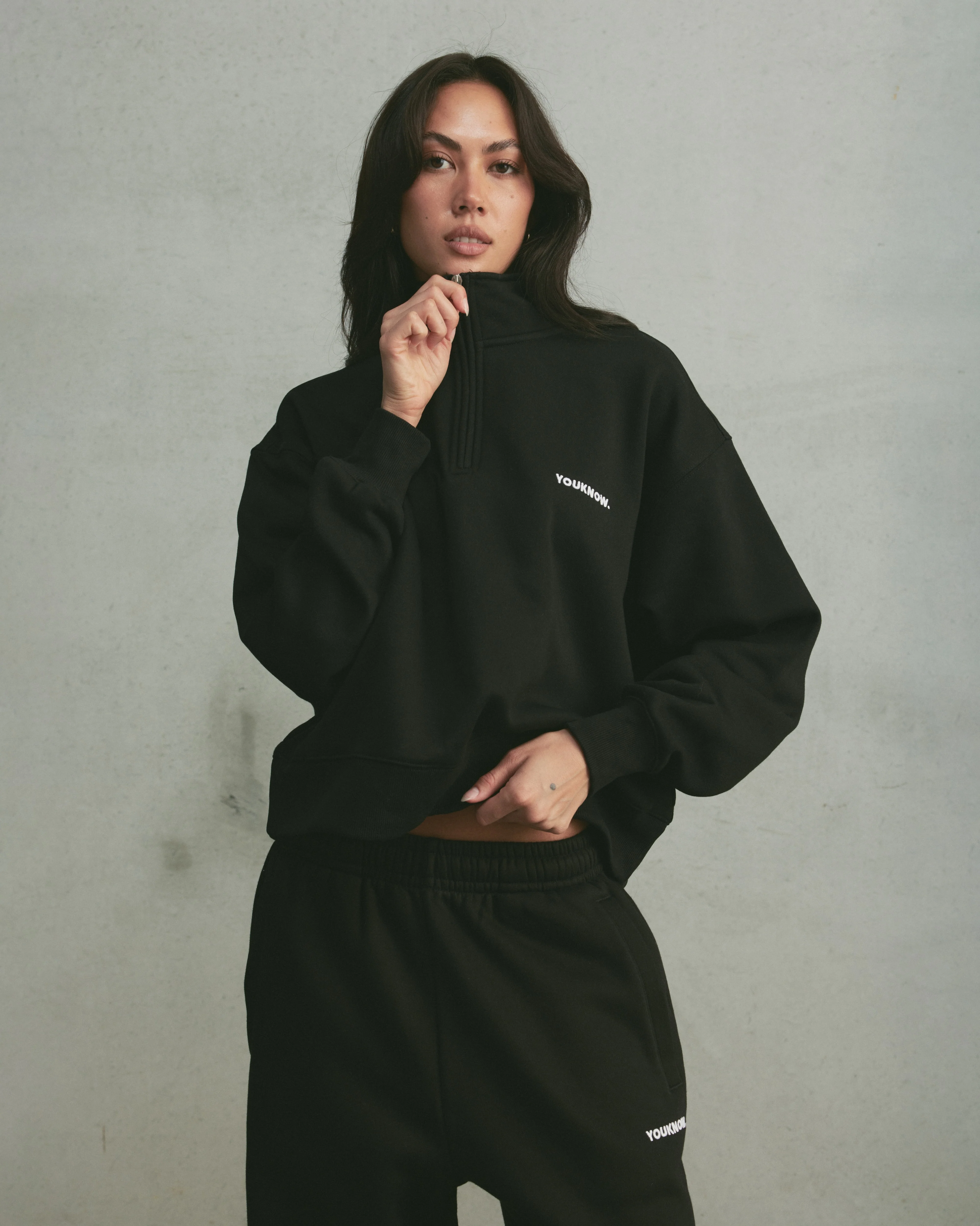Core 1/4 Zip Pullover | Black - Image 5