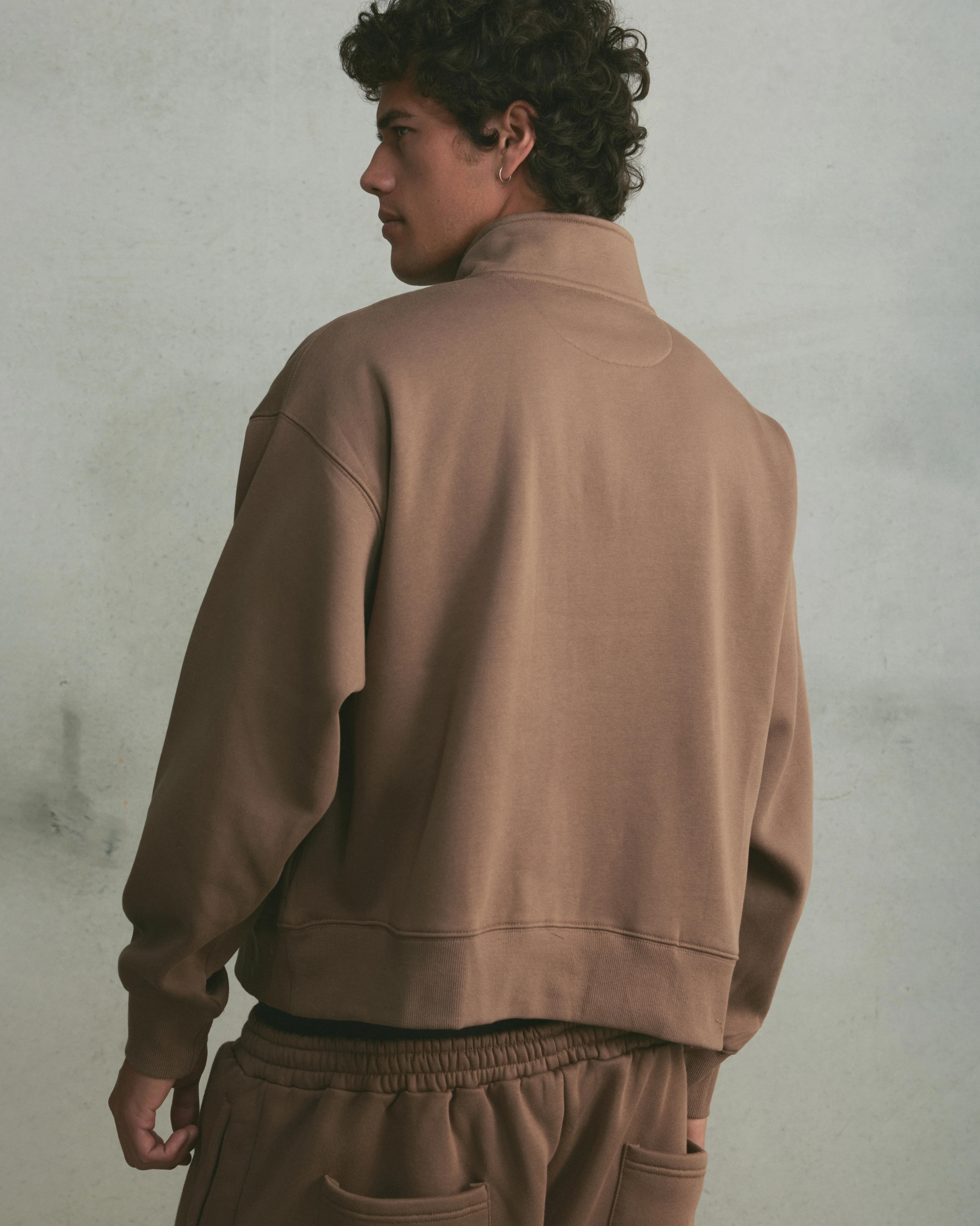 Core 1/4 Zip Pullover | Latte - Image 4