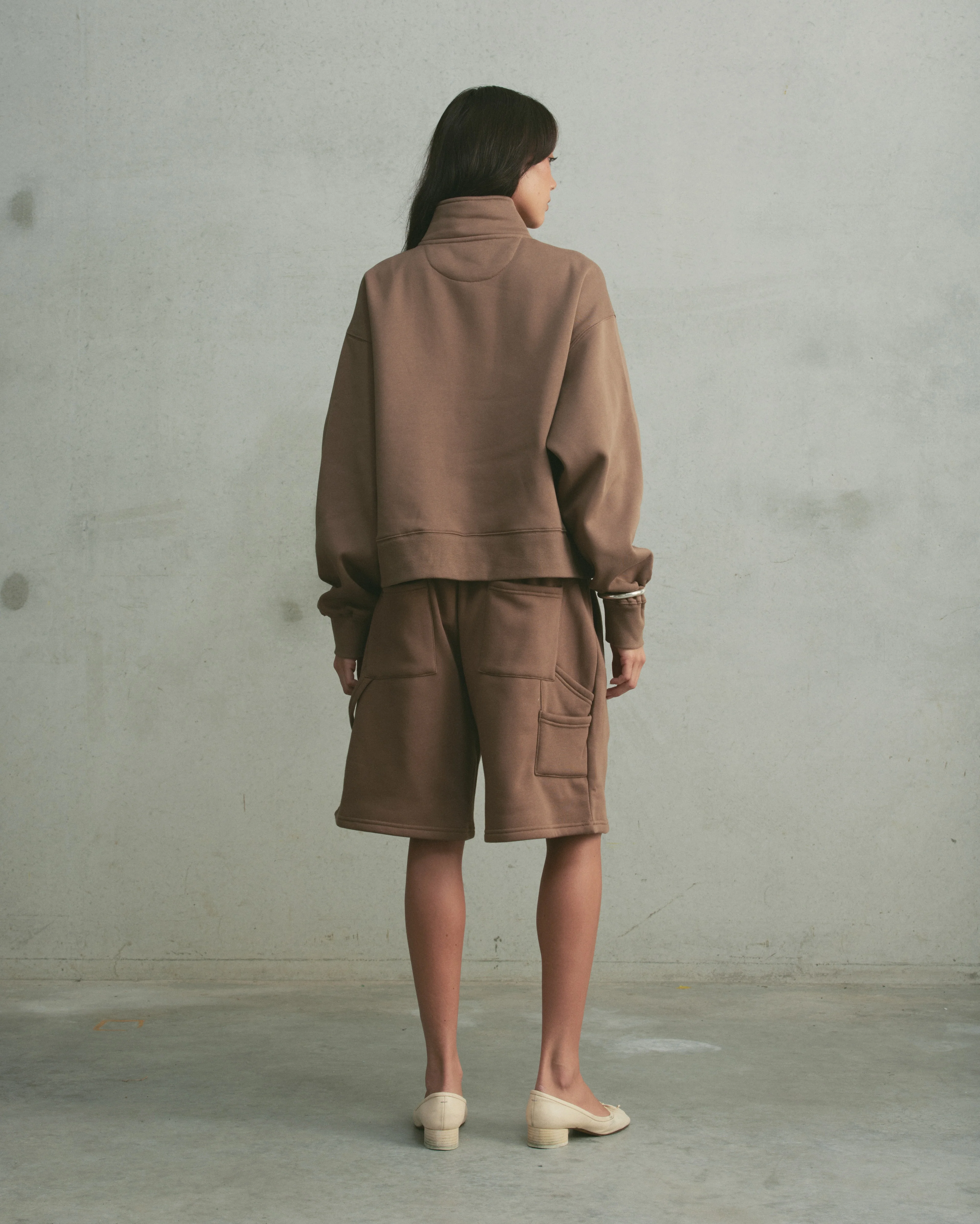 Core 1/4 Zip Pullover | Latte - Image 7