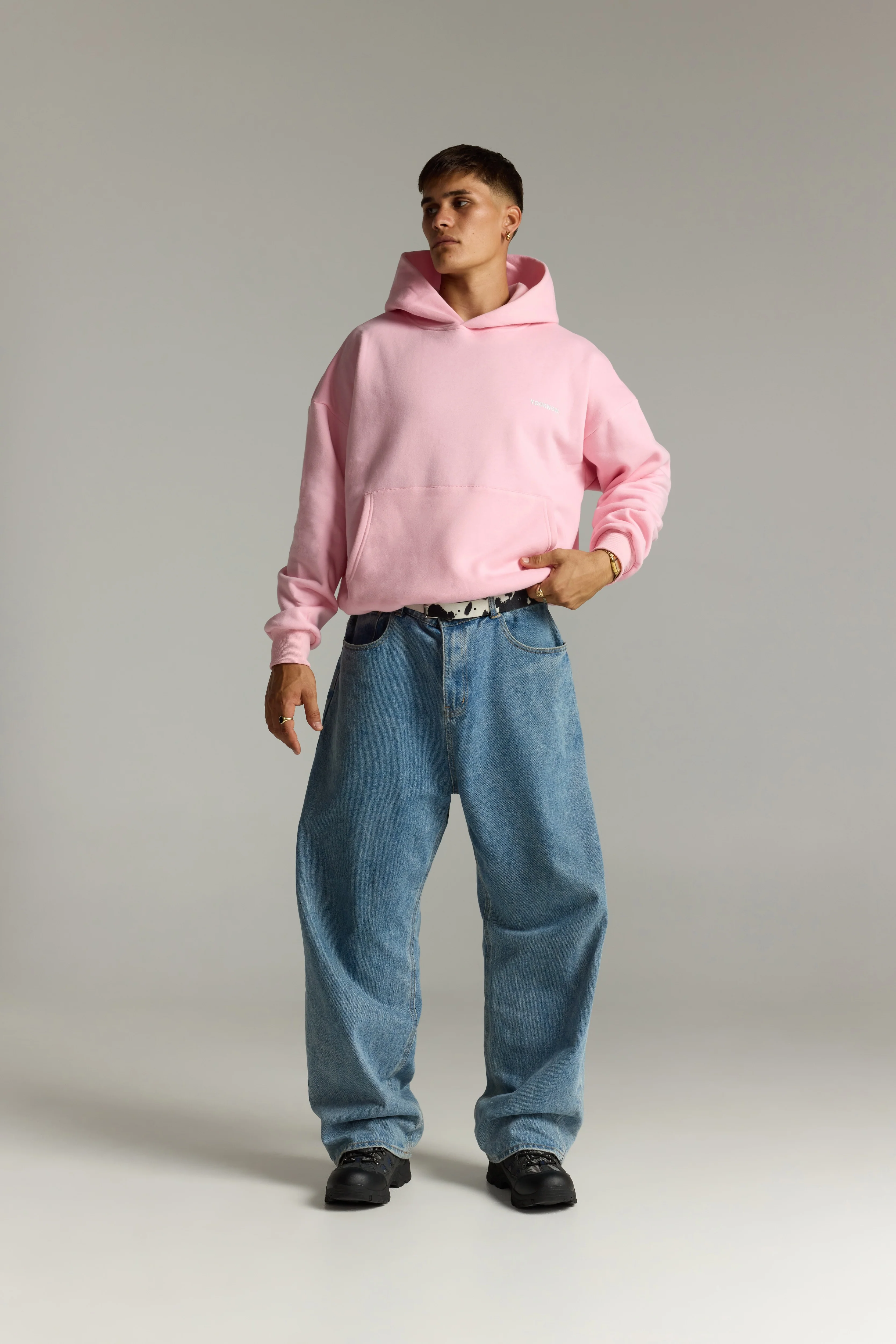 Core Box Hoodie | Baby Pink - Image 3