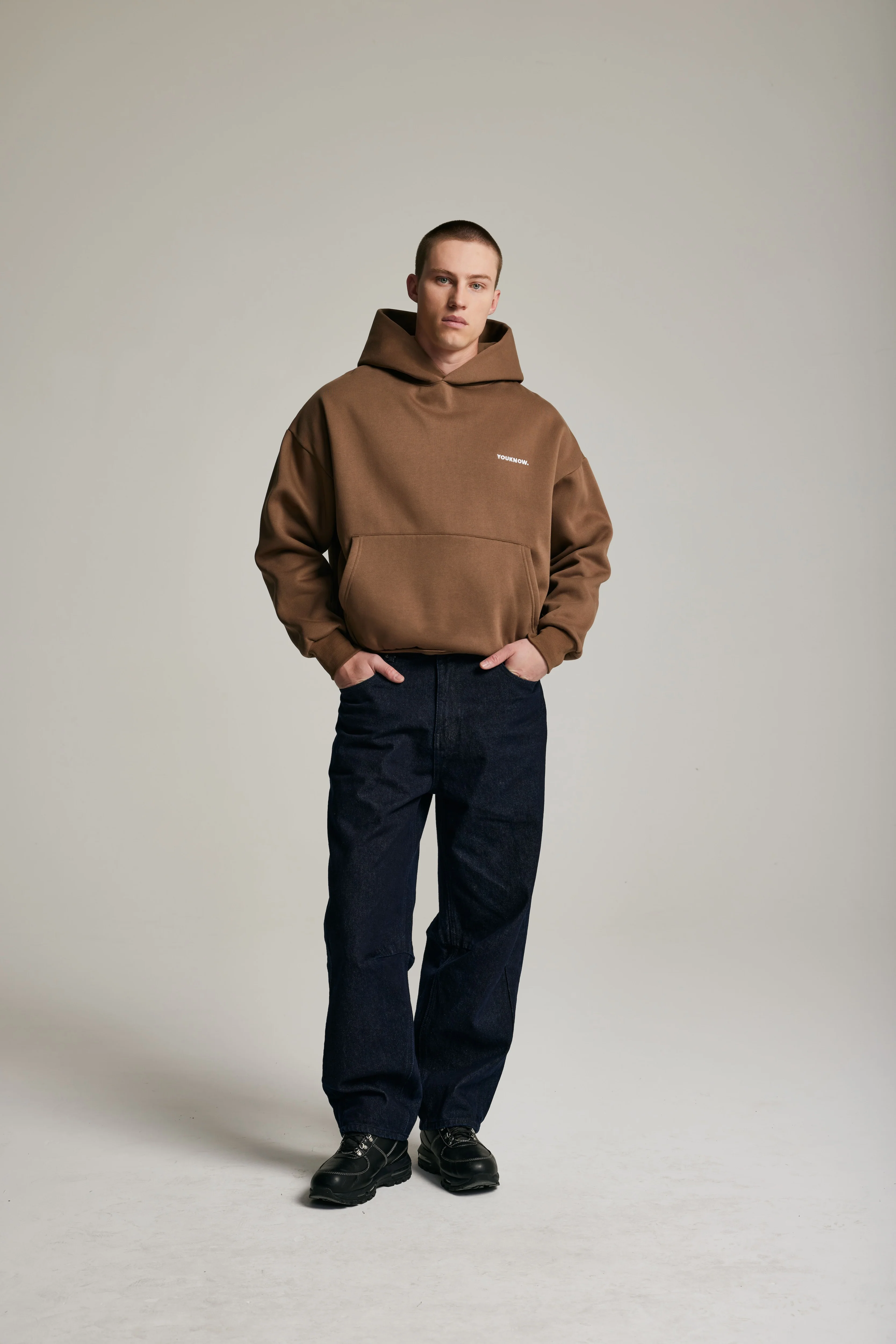Core Box Hoodie | Latte - Image 4