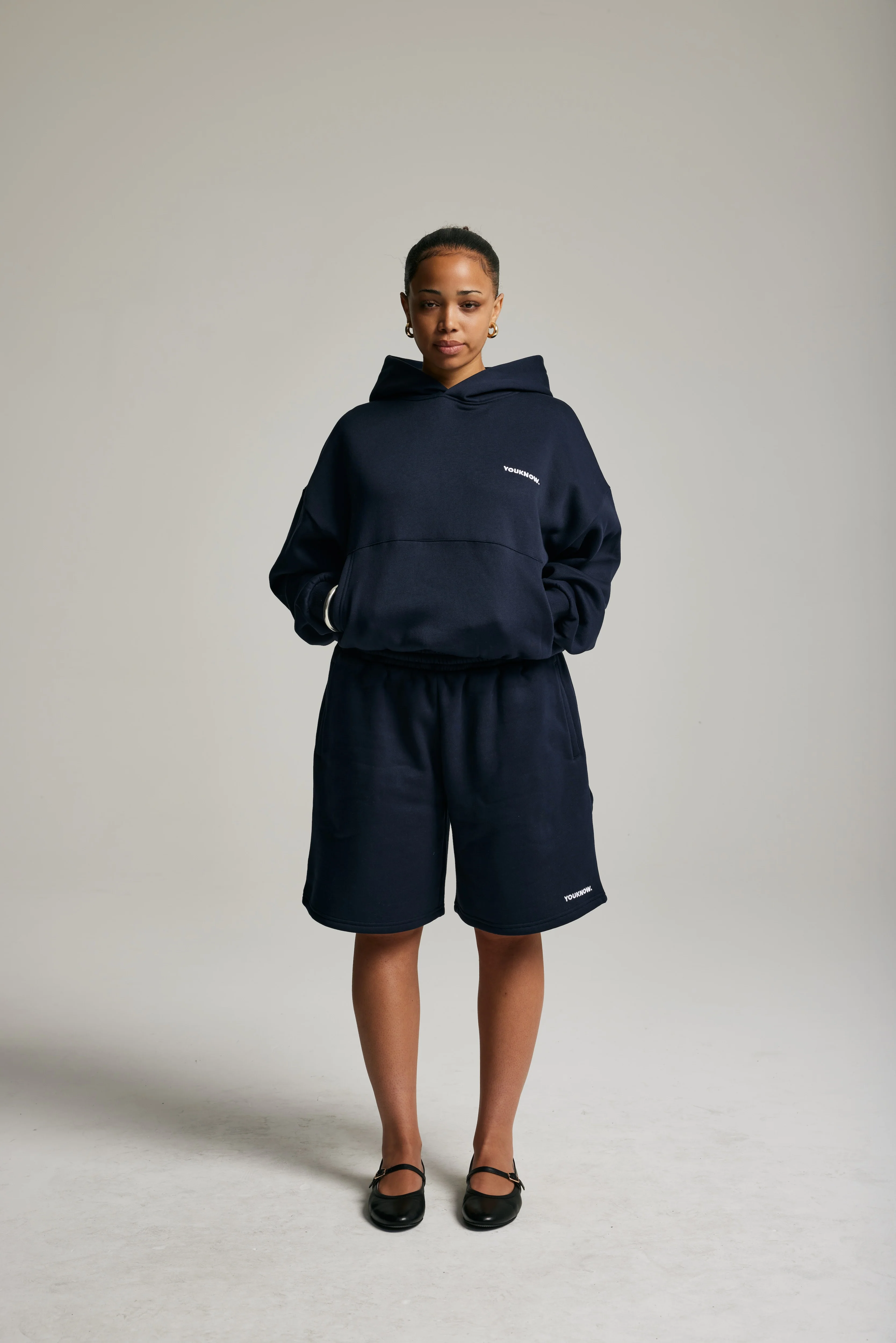 Core Box Hoodie | Navy - Image 3