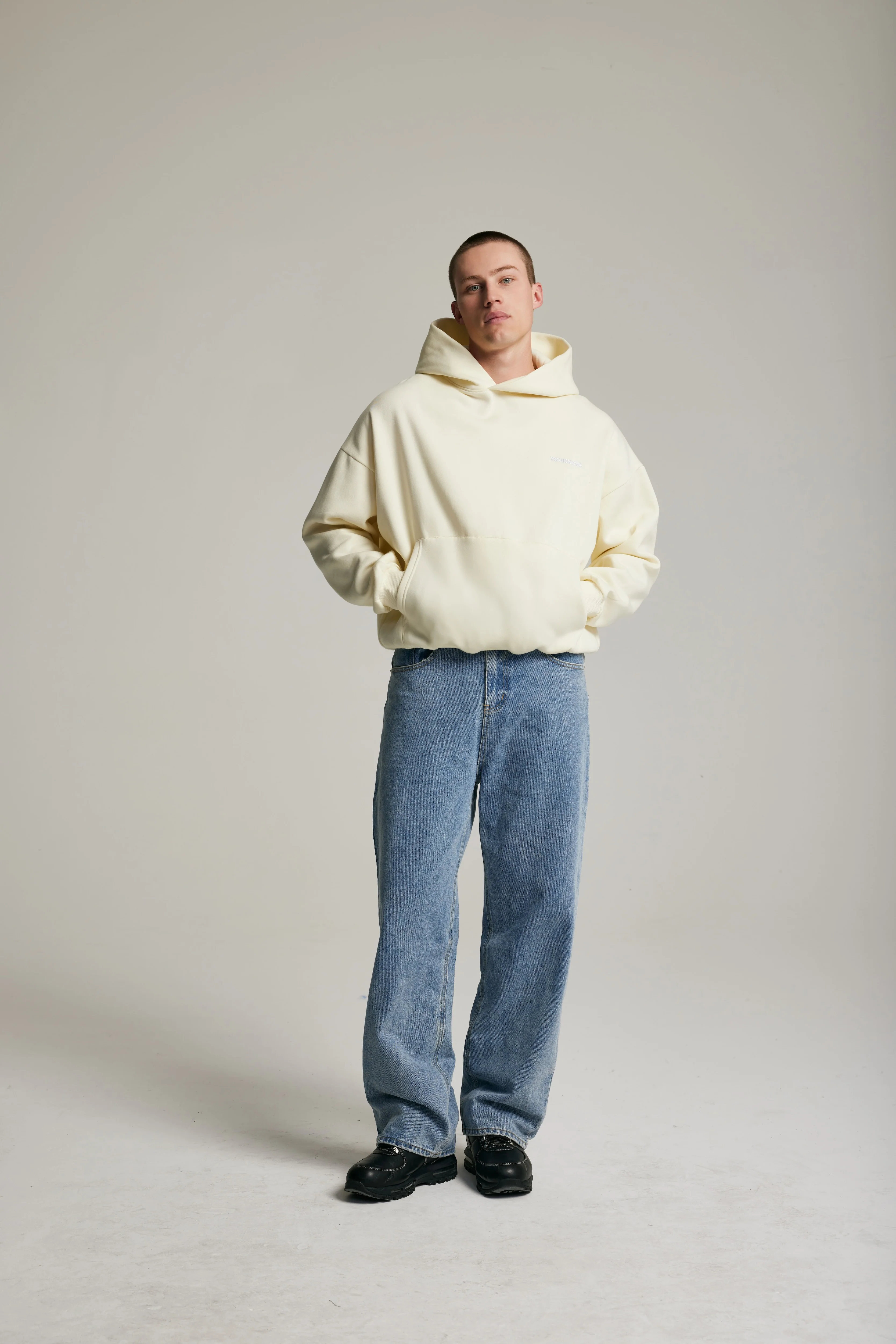 Core Box Hoodie | Vanilla - Image 3