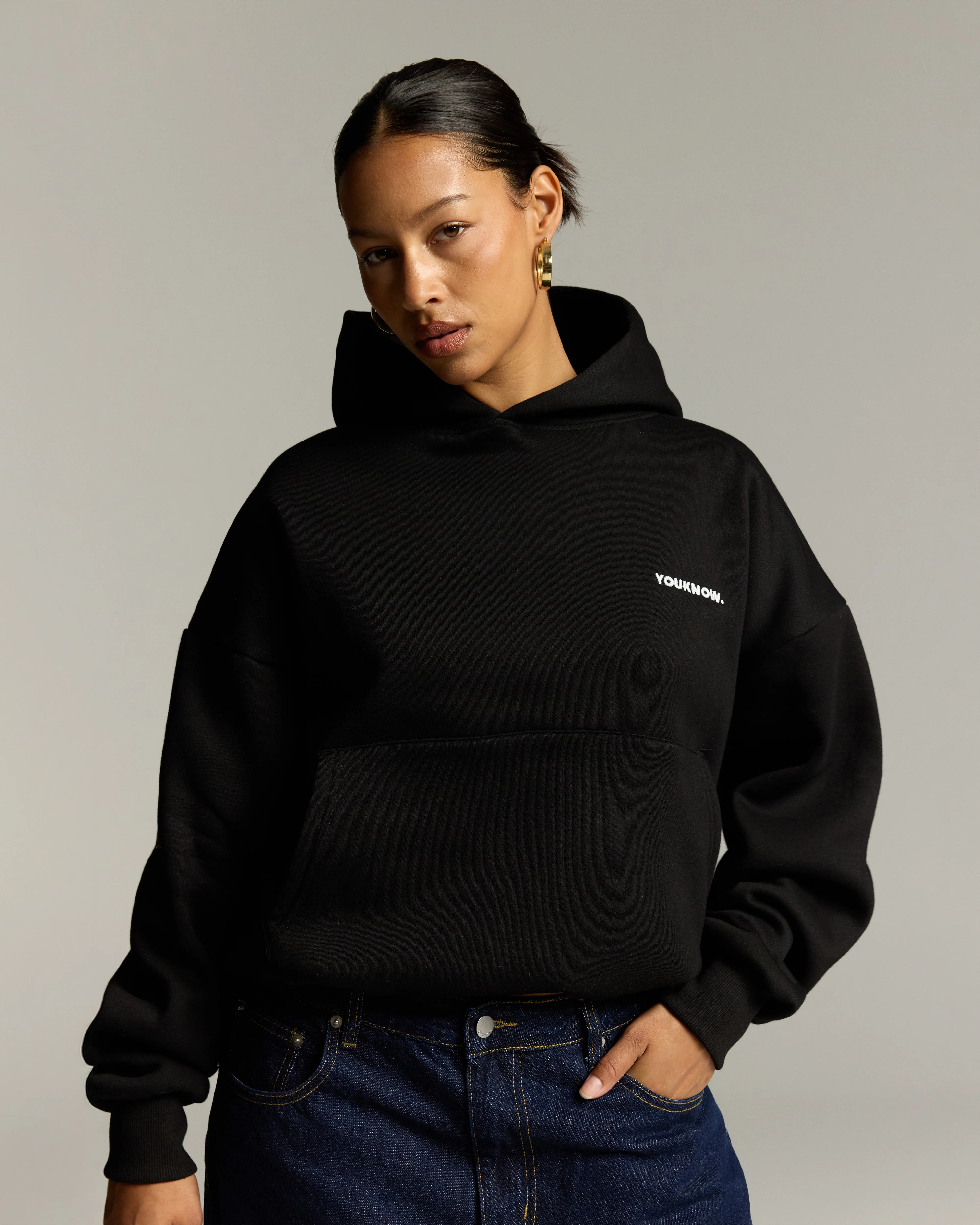 Core Box Hoodie | Black - Image 3