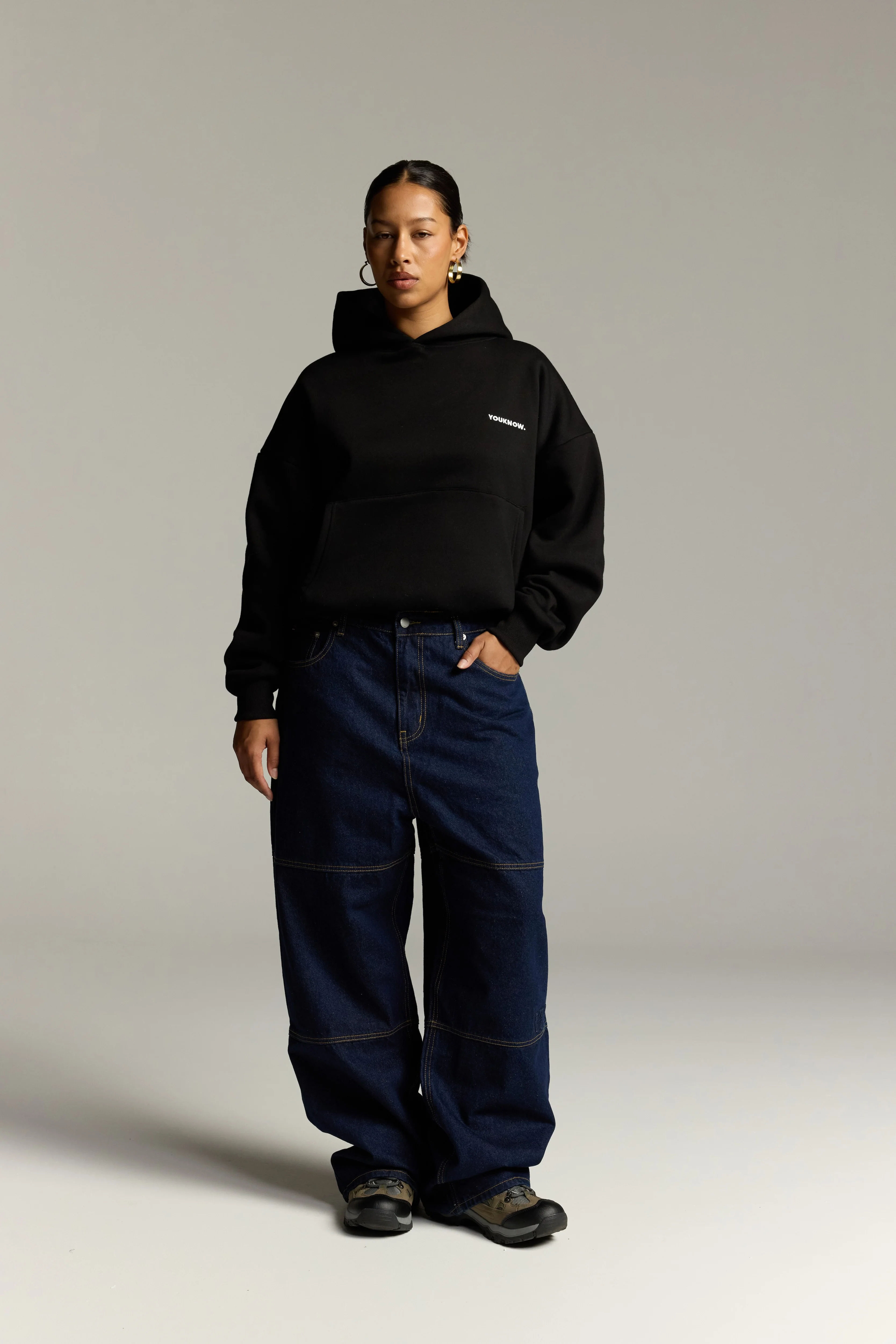 Core Box Hoodie | Black - Image 4
