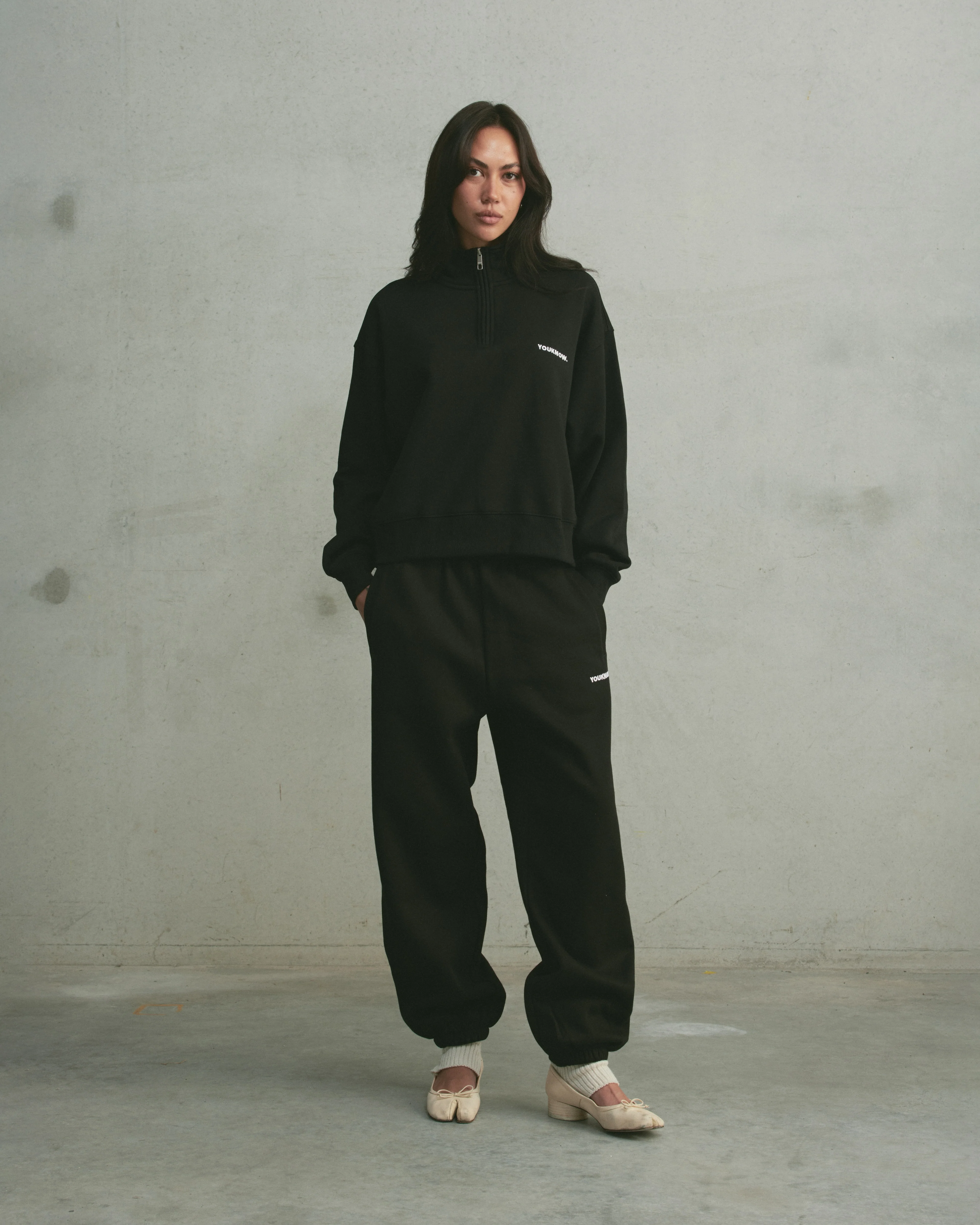 Core Cuffed Sweatpants | Black - Image 4