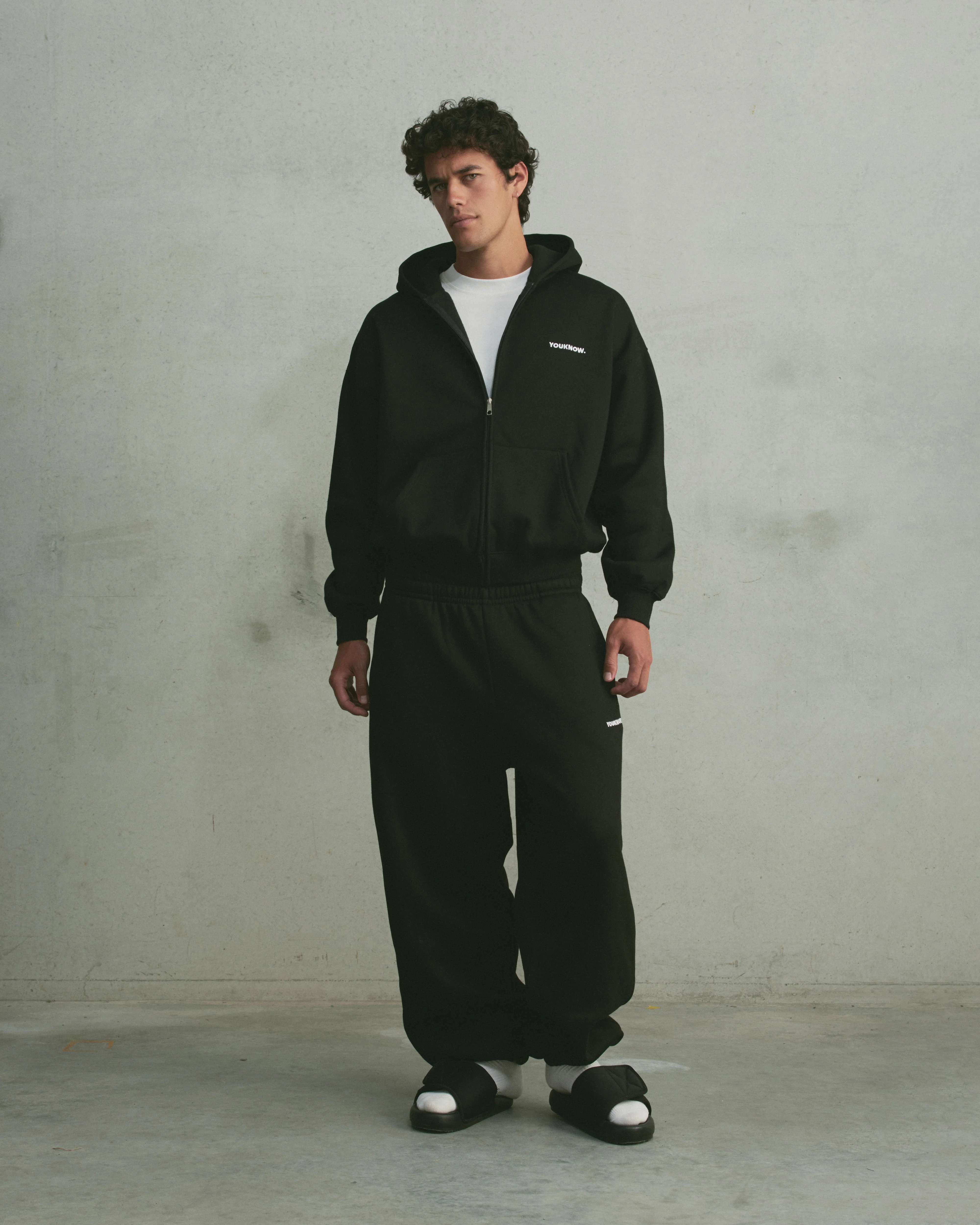 Core Cuffed Sweatpants | Black - Image 5