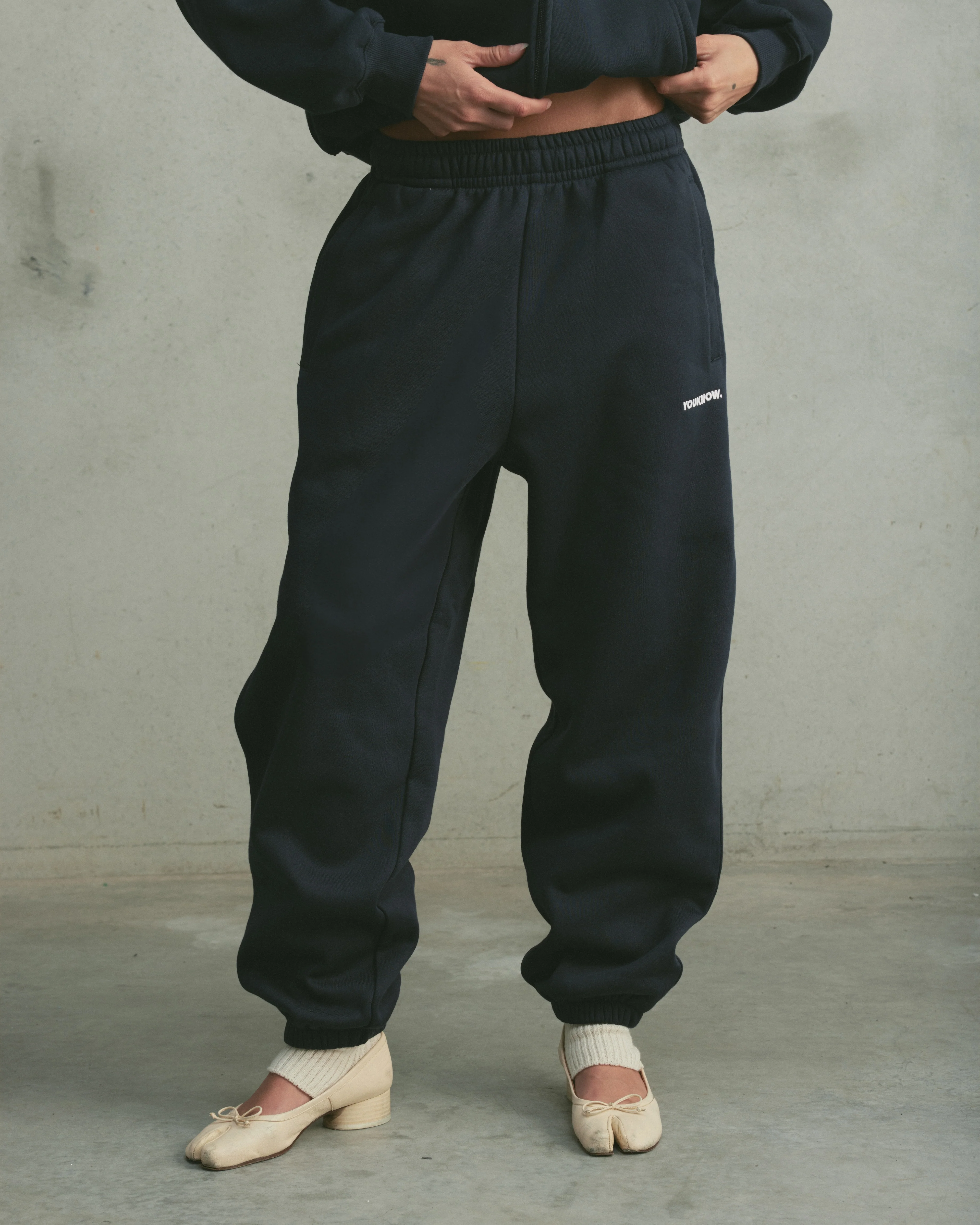 Core Cuffed Sweatpants | Navy - Image 4