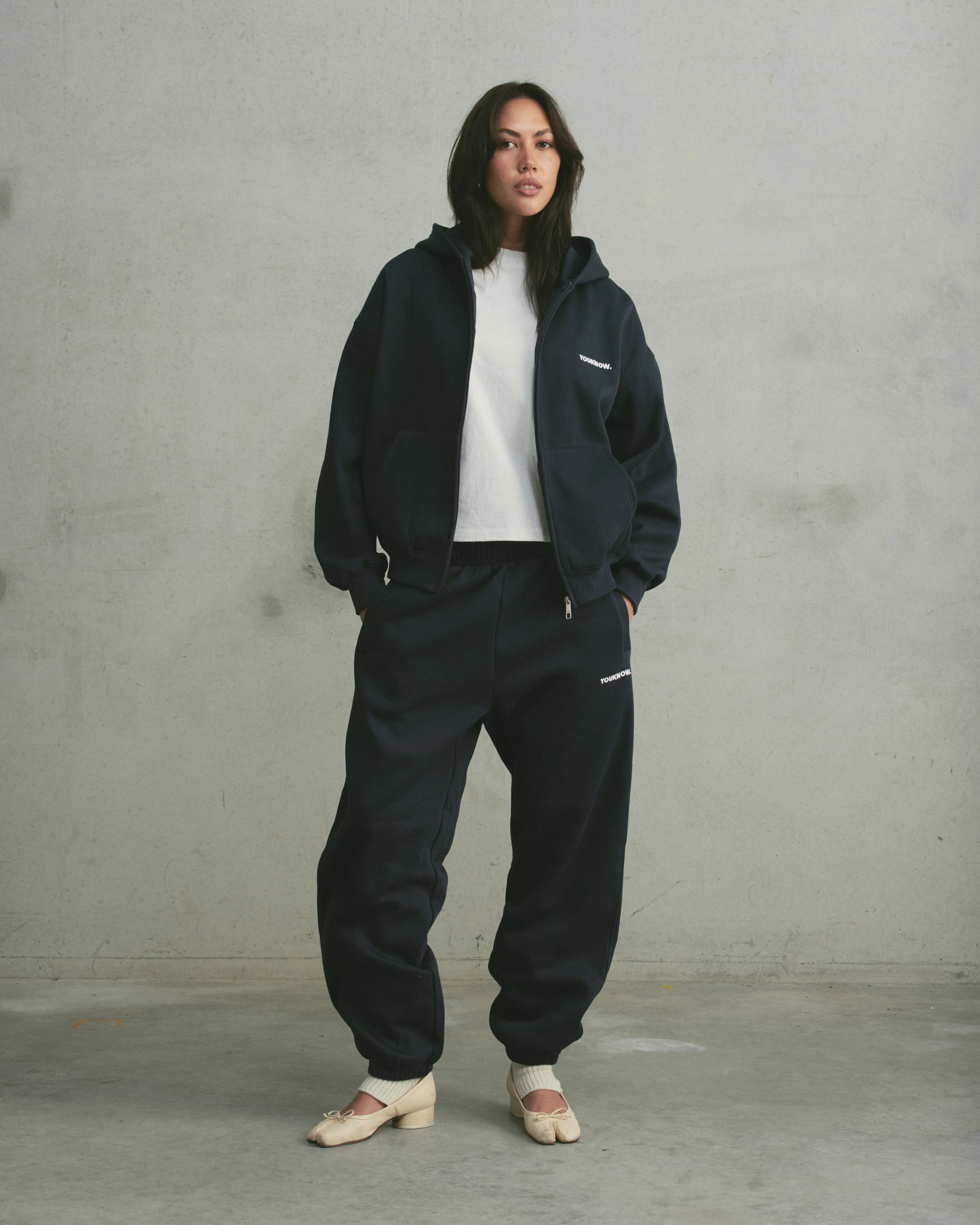 Core Cuffed Sweatpants | Navy - Image 5