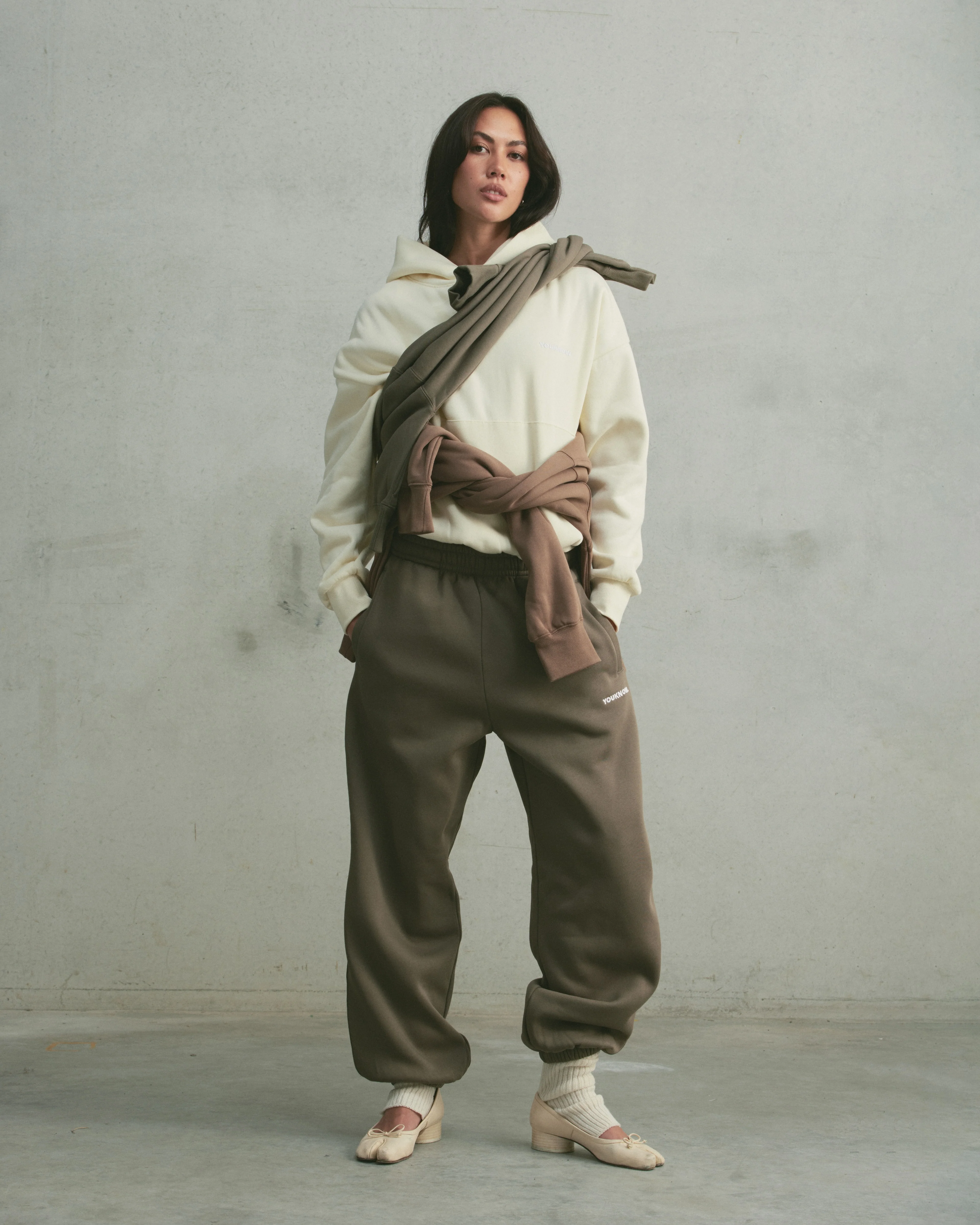 Core Cuffed Sweatpants | Seaweed - Image 3