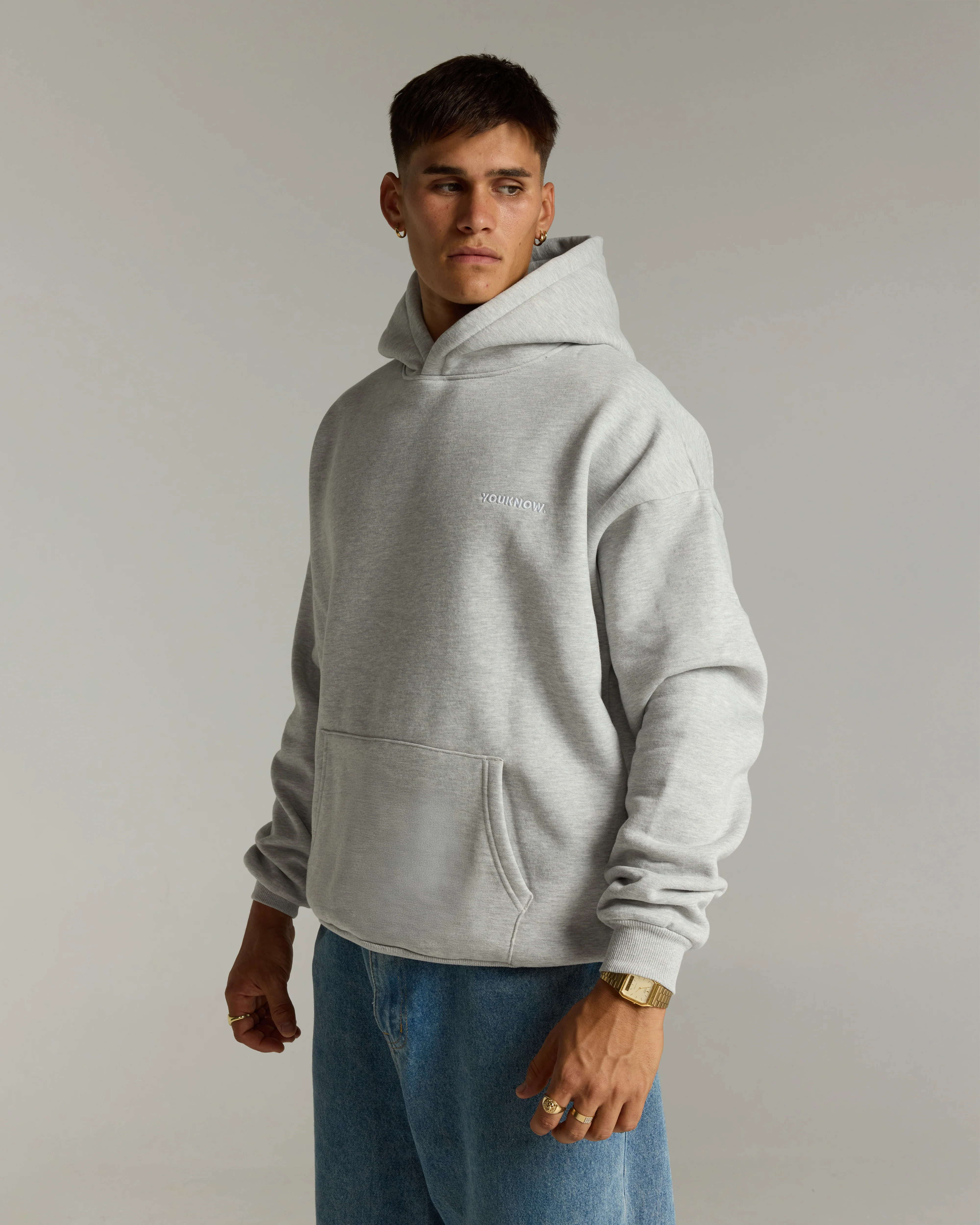 Core Standard Hoodie | Heather Grey - Image 4