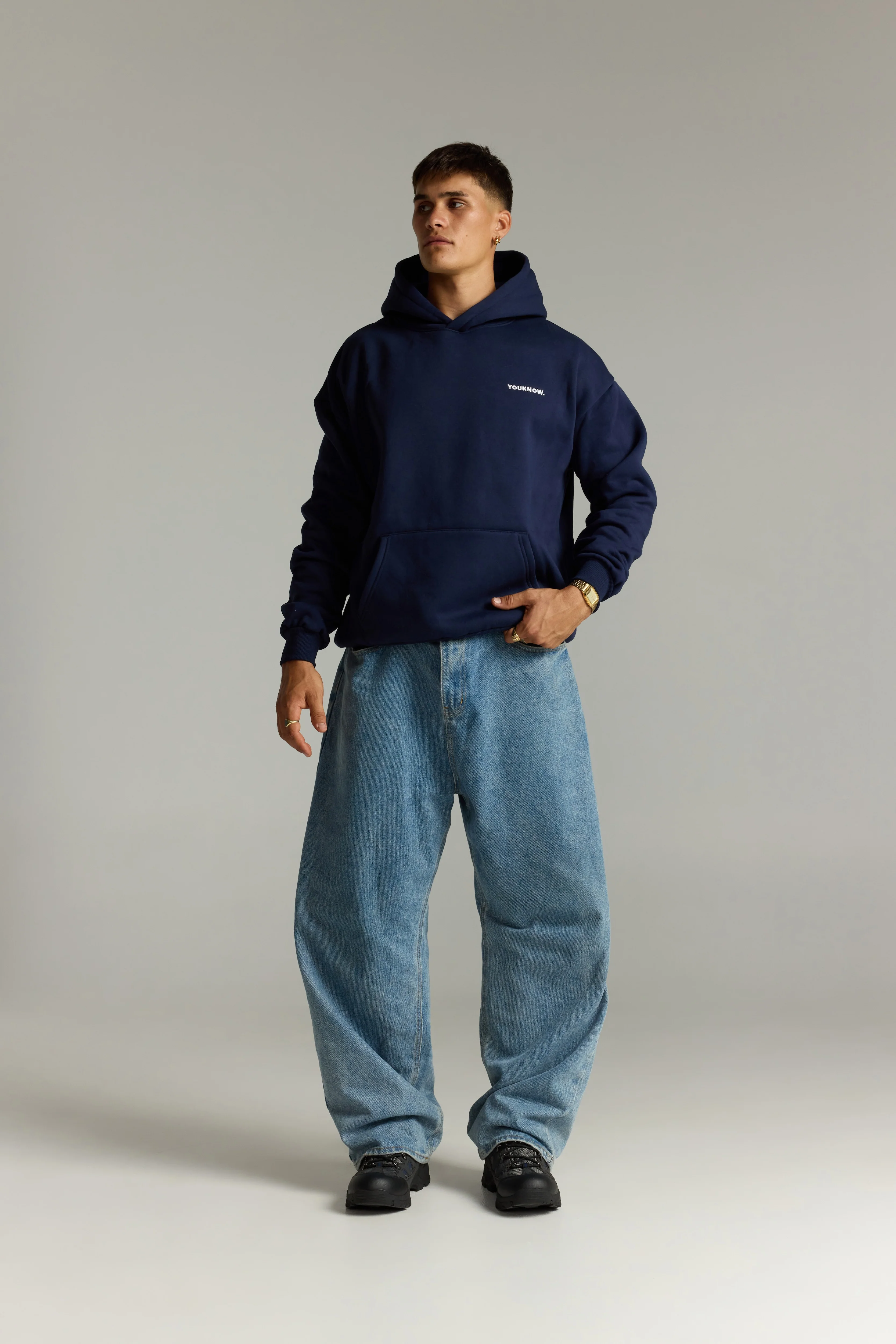 Core Standard Hoodie | Navy - Image 3