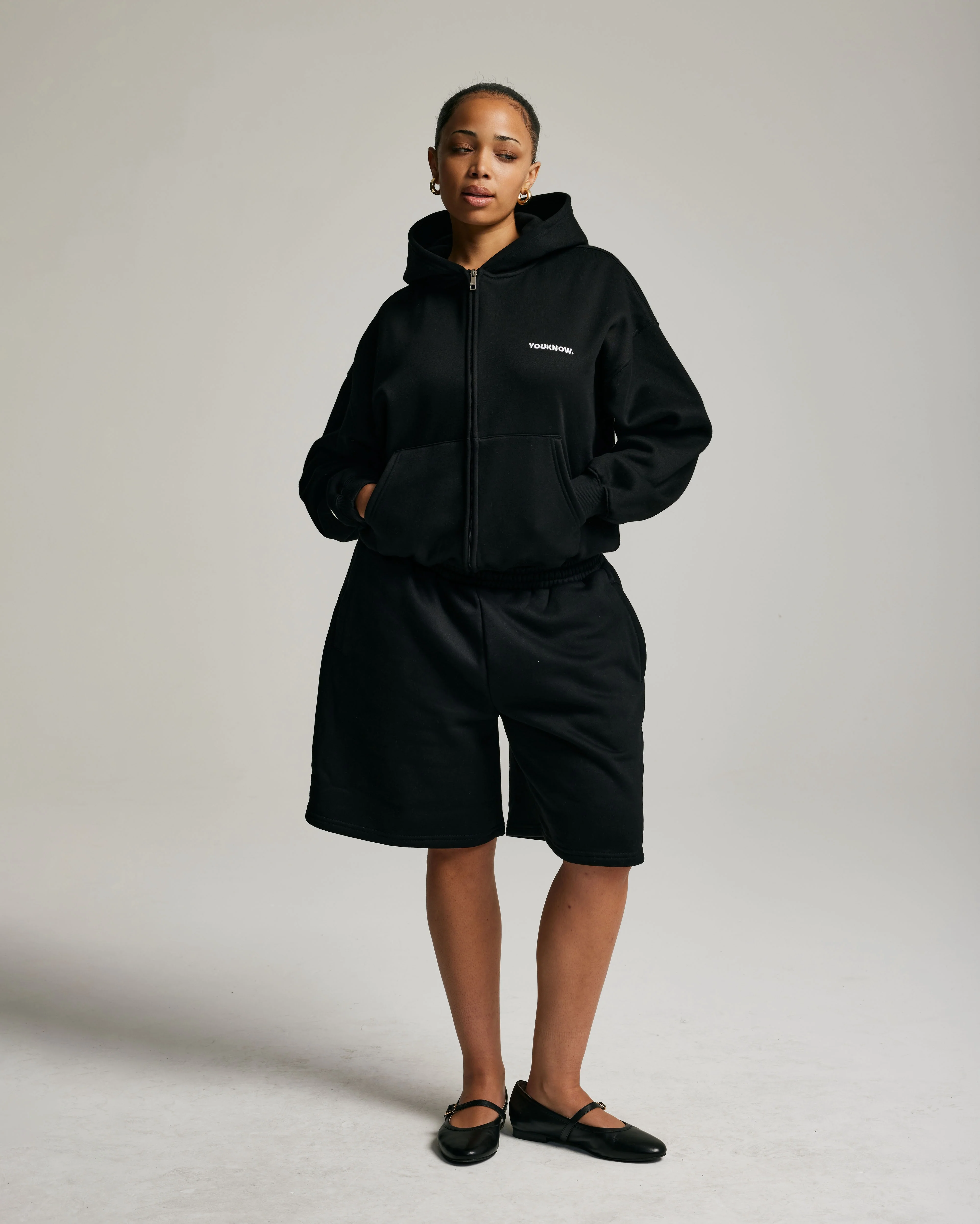 Core Oversized Shorts | Black - Image 4
