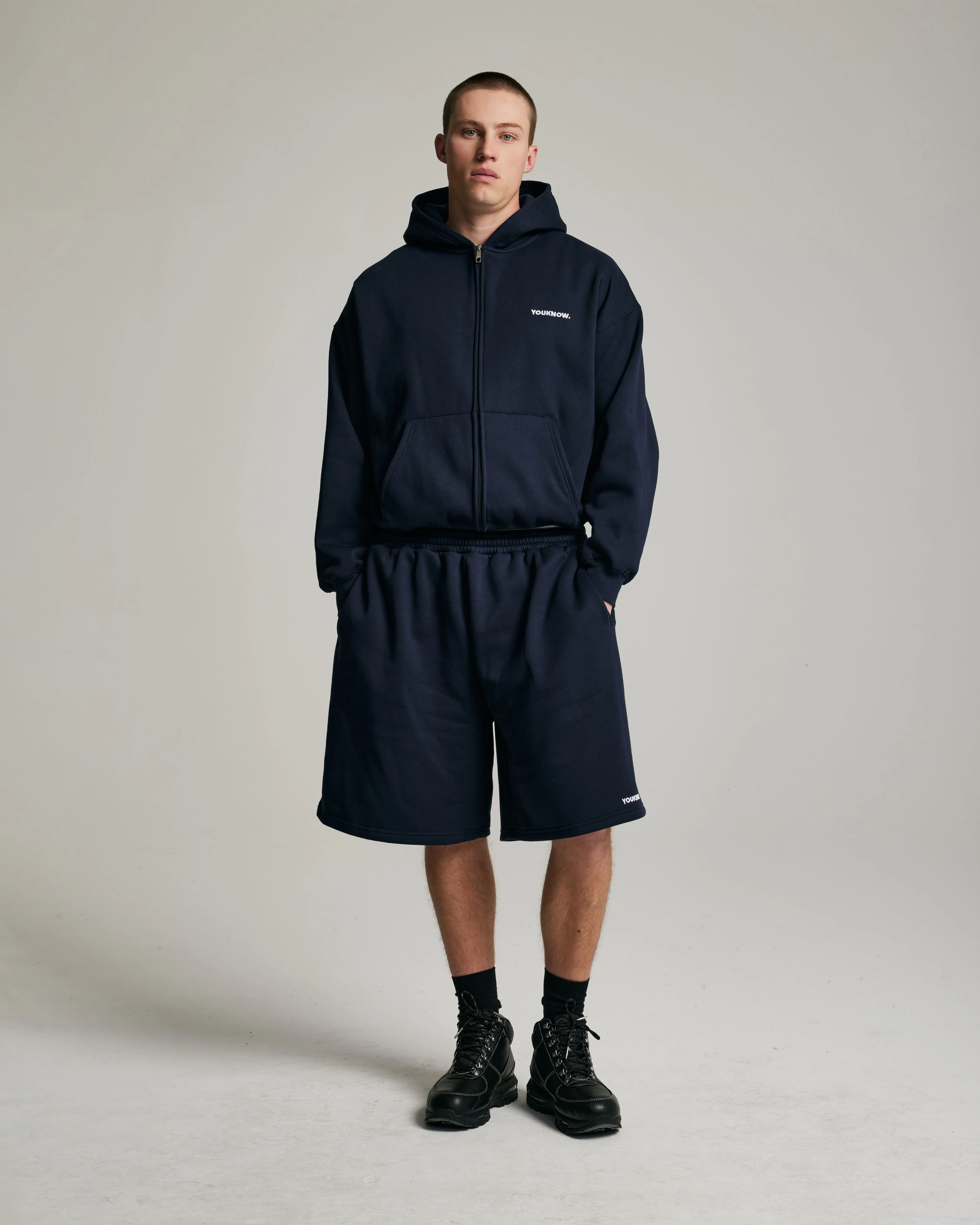Core Oversized Shorts | Navy - Image 3