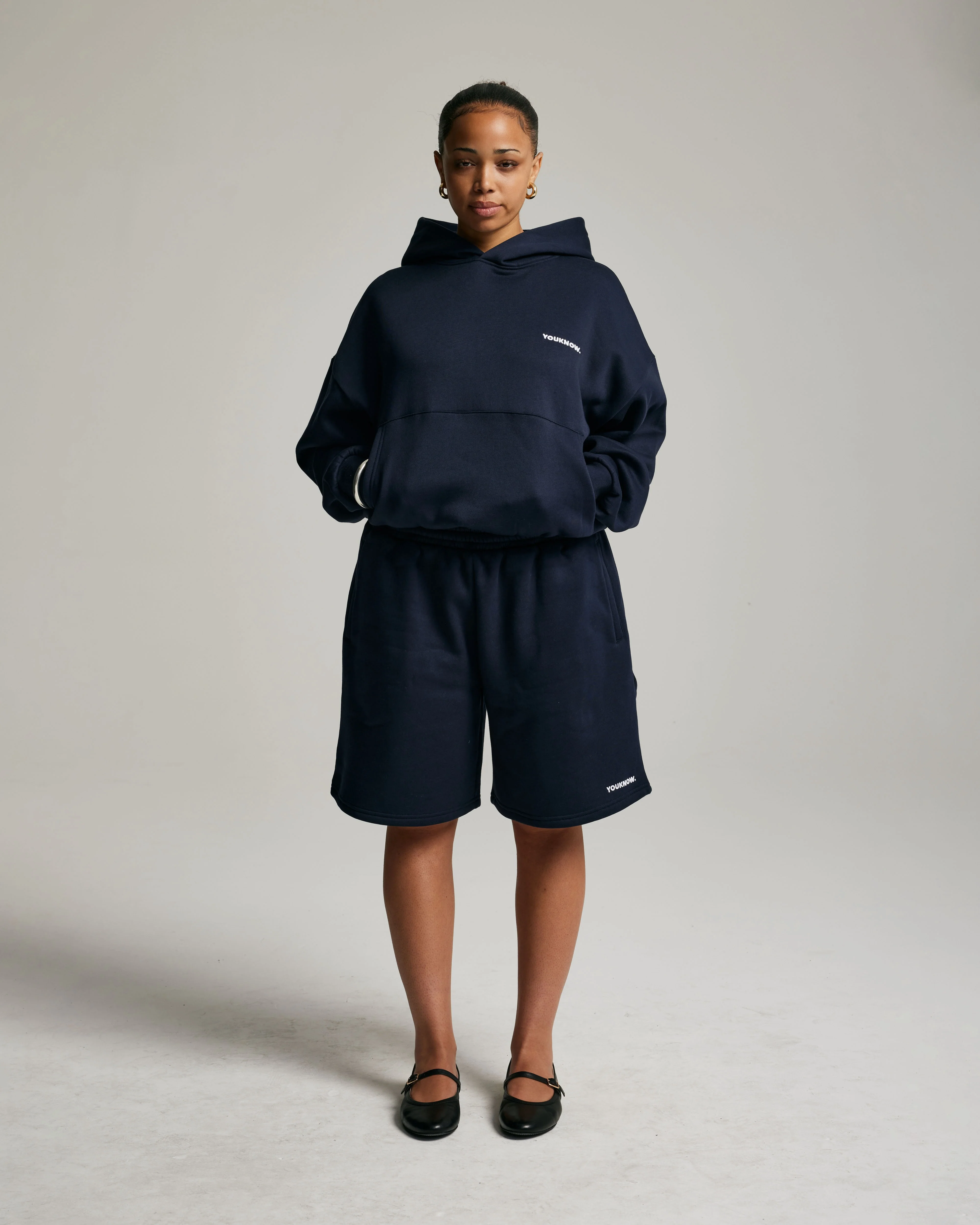 Core Oversized Shorts | Navy - Image 5