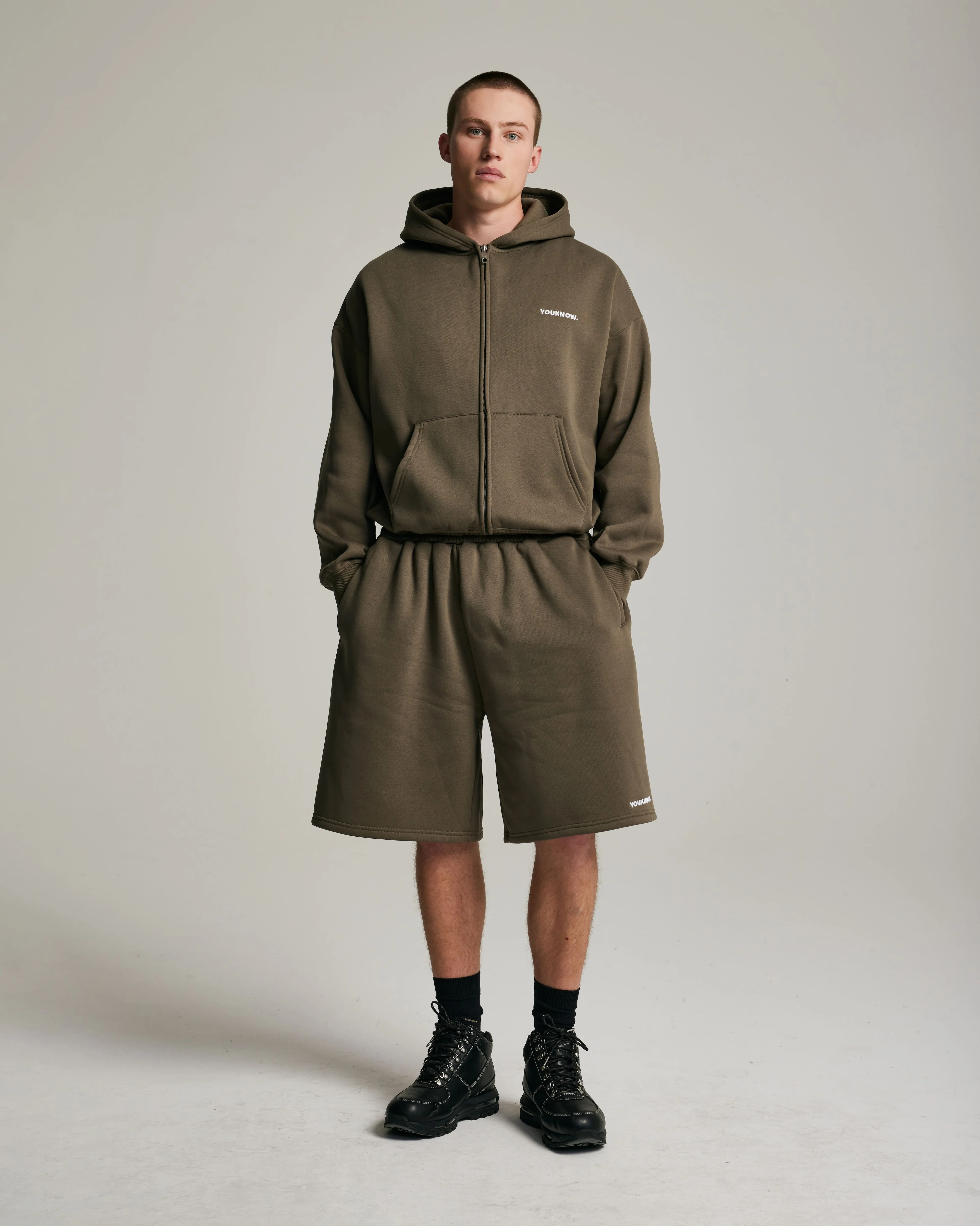 Core Oversized Shorts | Seaweed - Image 3