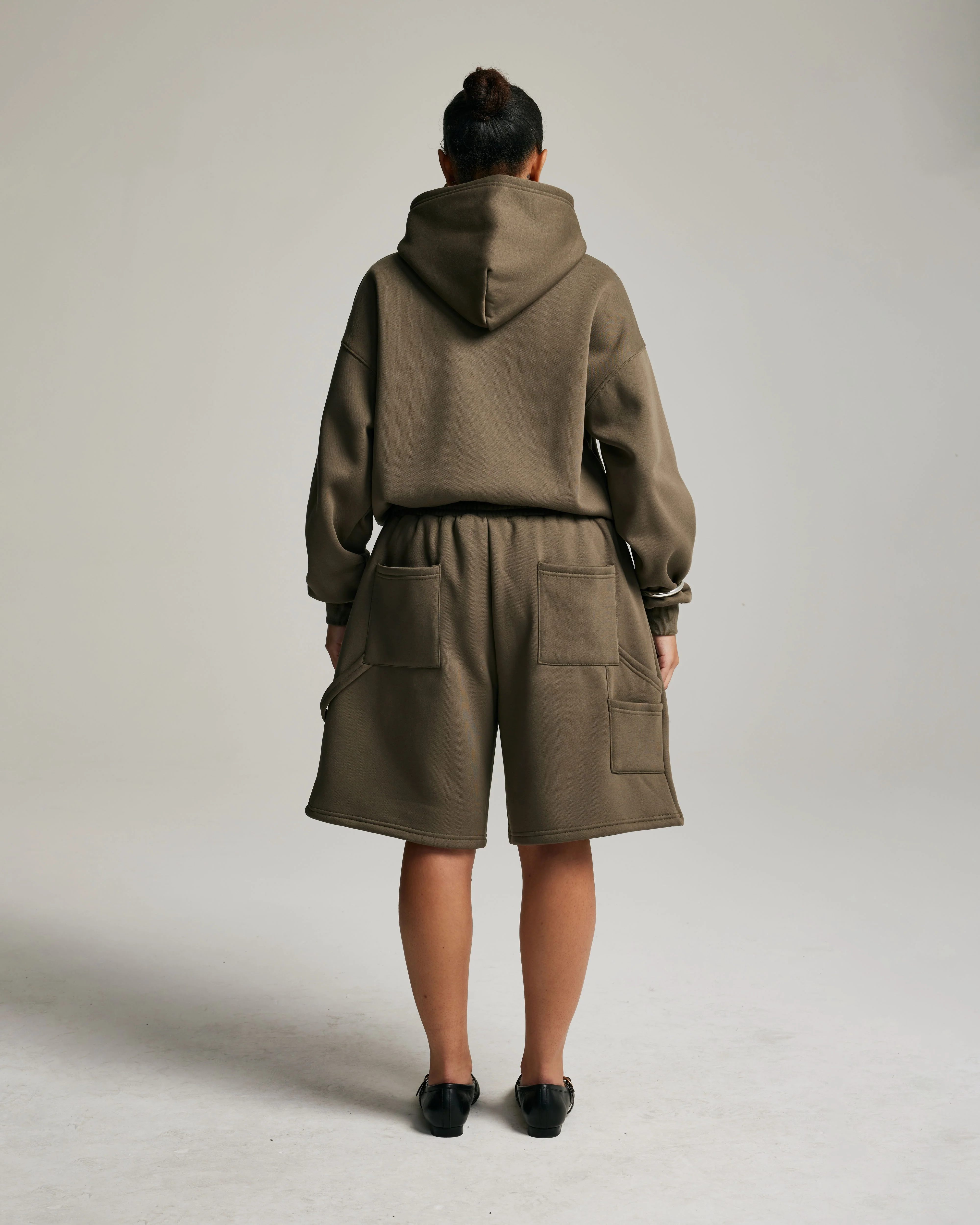 Core Oversized Shorts | Seaweed - Image 4