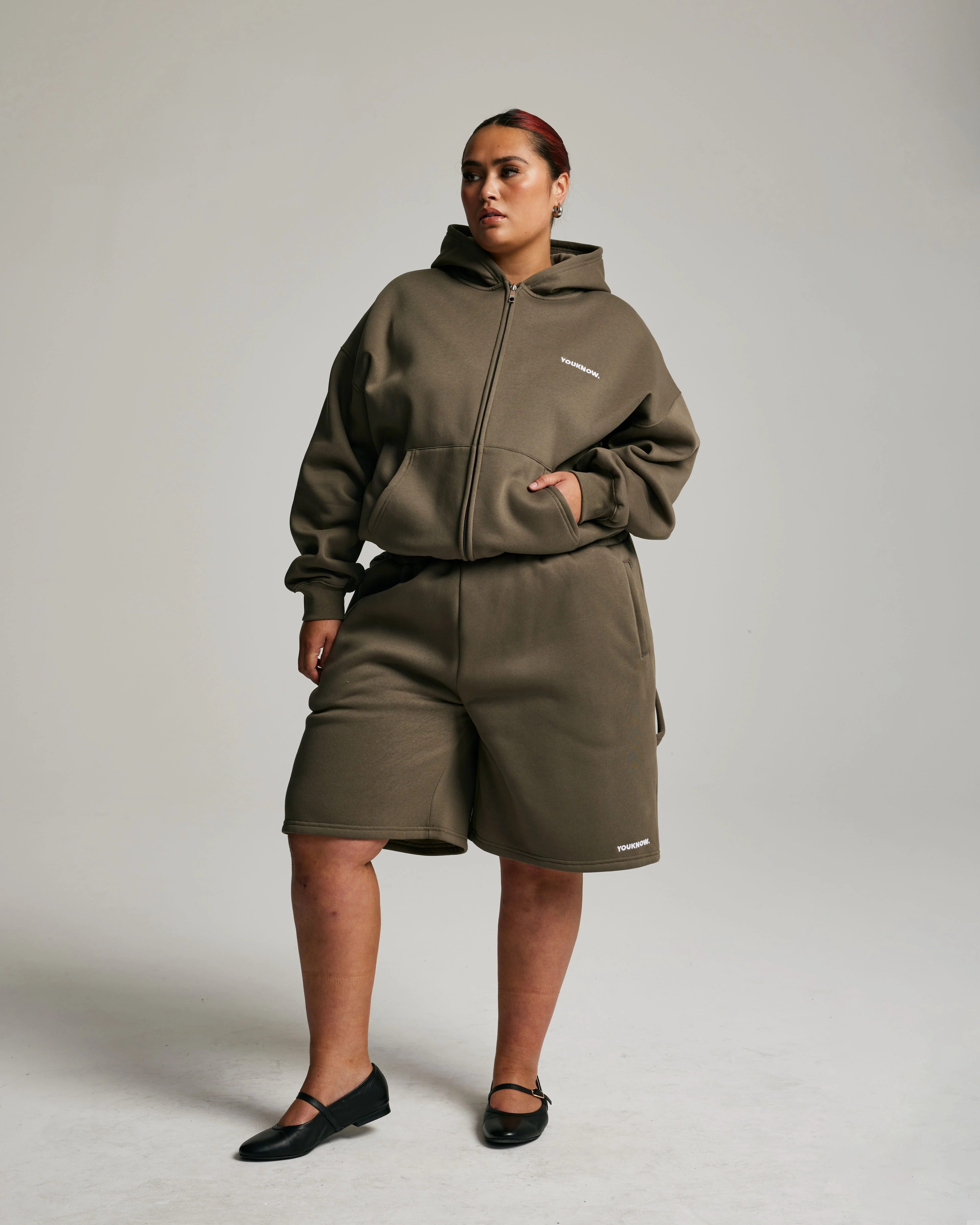 Core Oversized Shorts | Seaweed - Image 5
