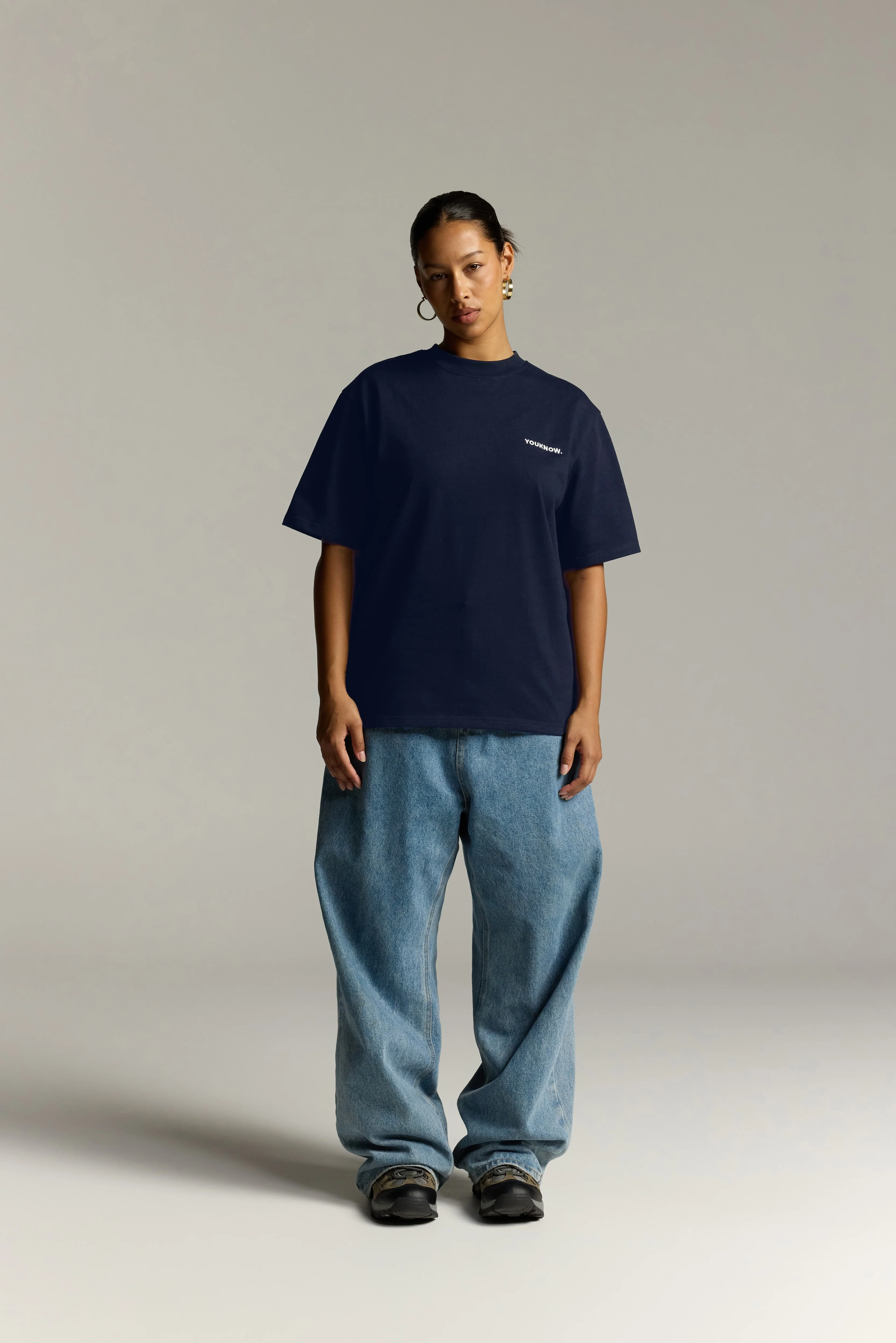 Core Standard Heavyweight Tee | Navy - Image 3