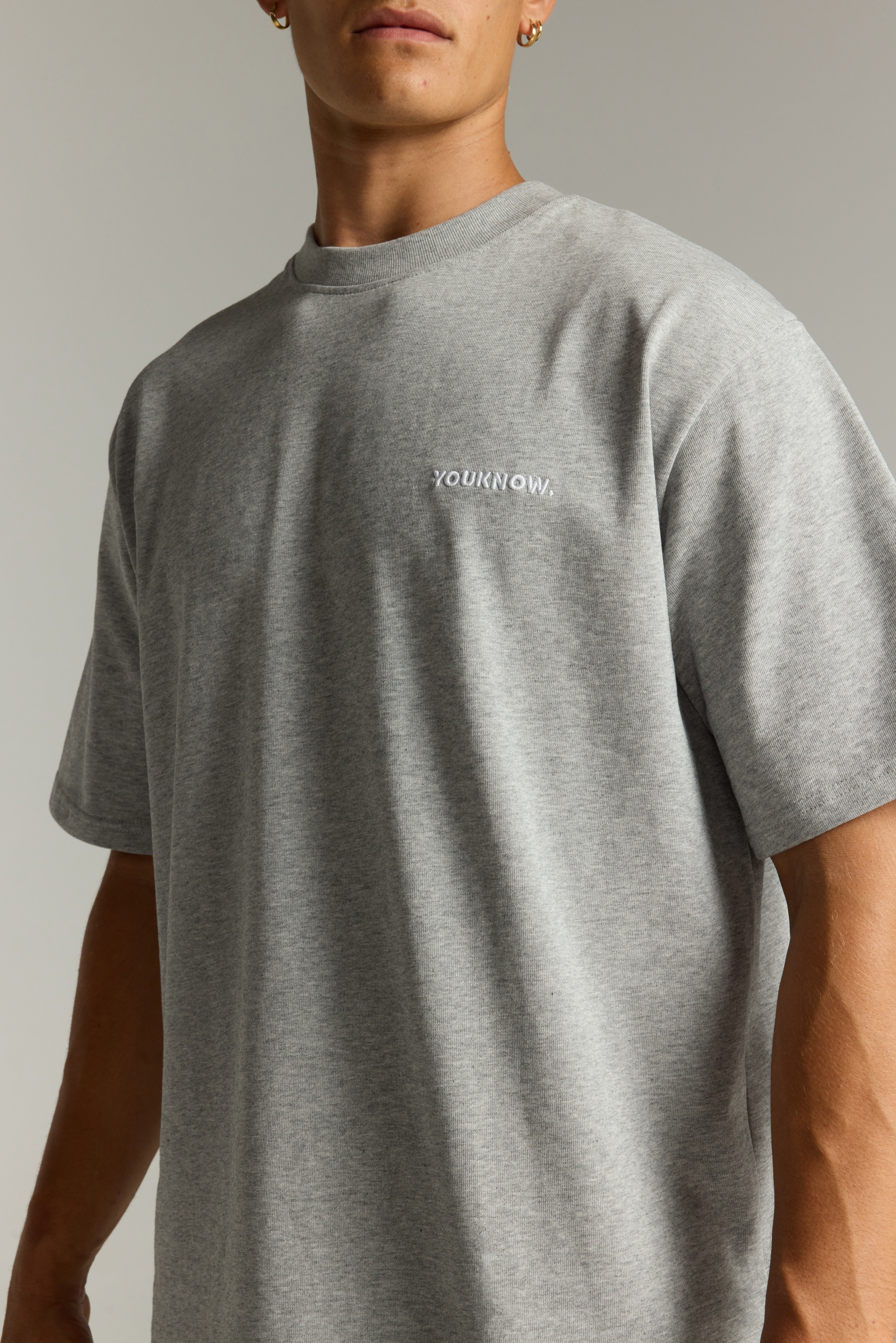 Core Standard Tee | Heather Grey - Image 4