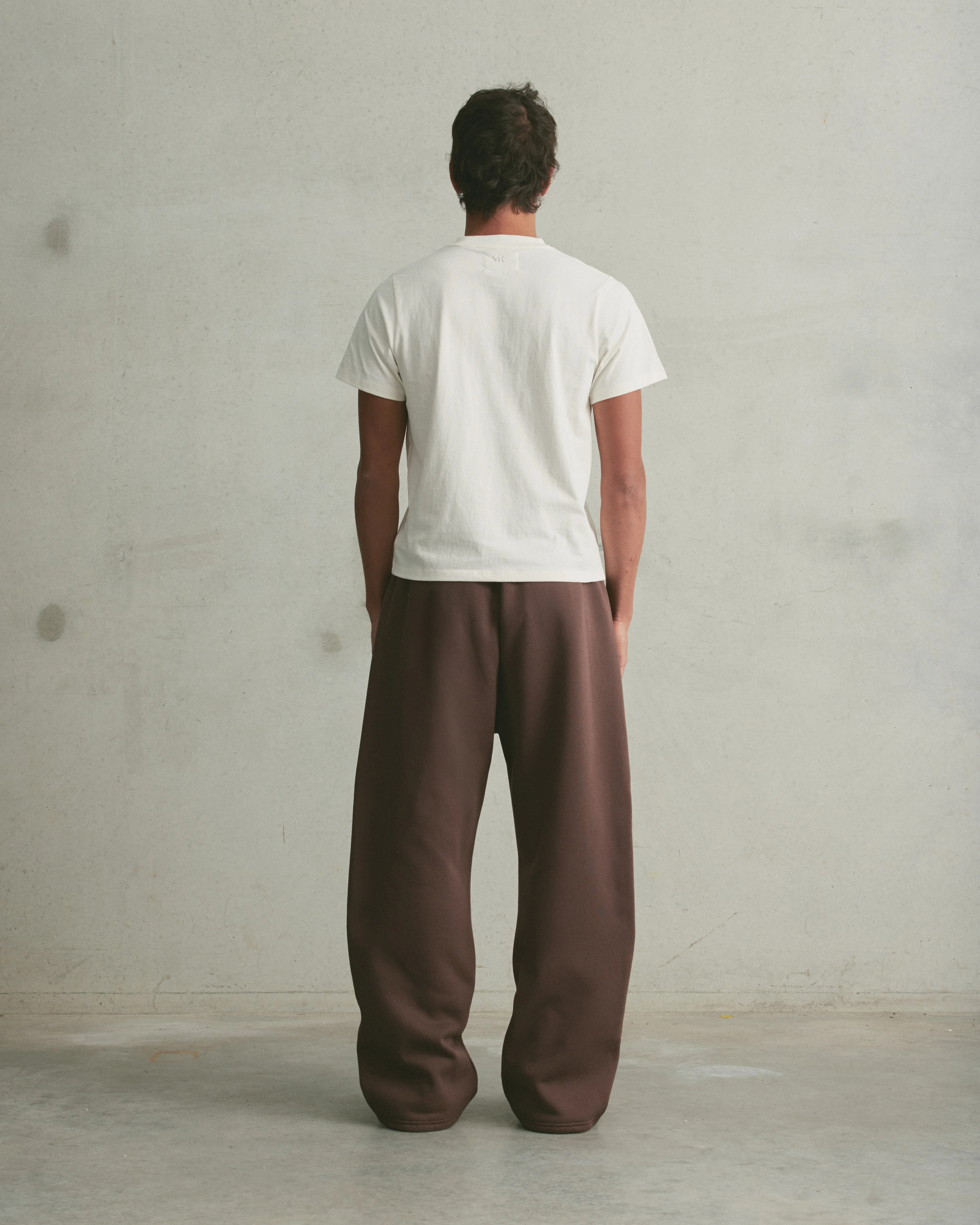 Core Wide Leg Sweatpants | Brown - Image 5