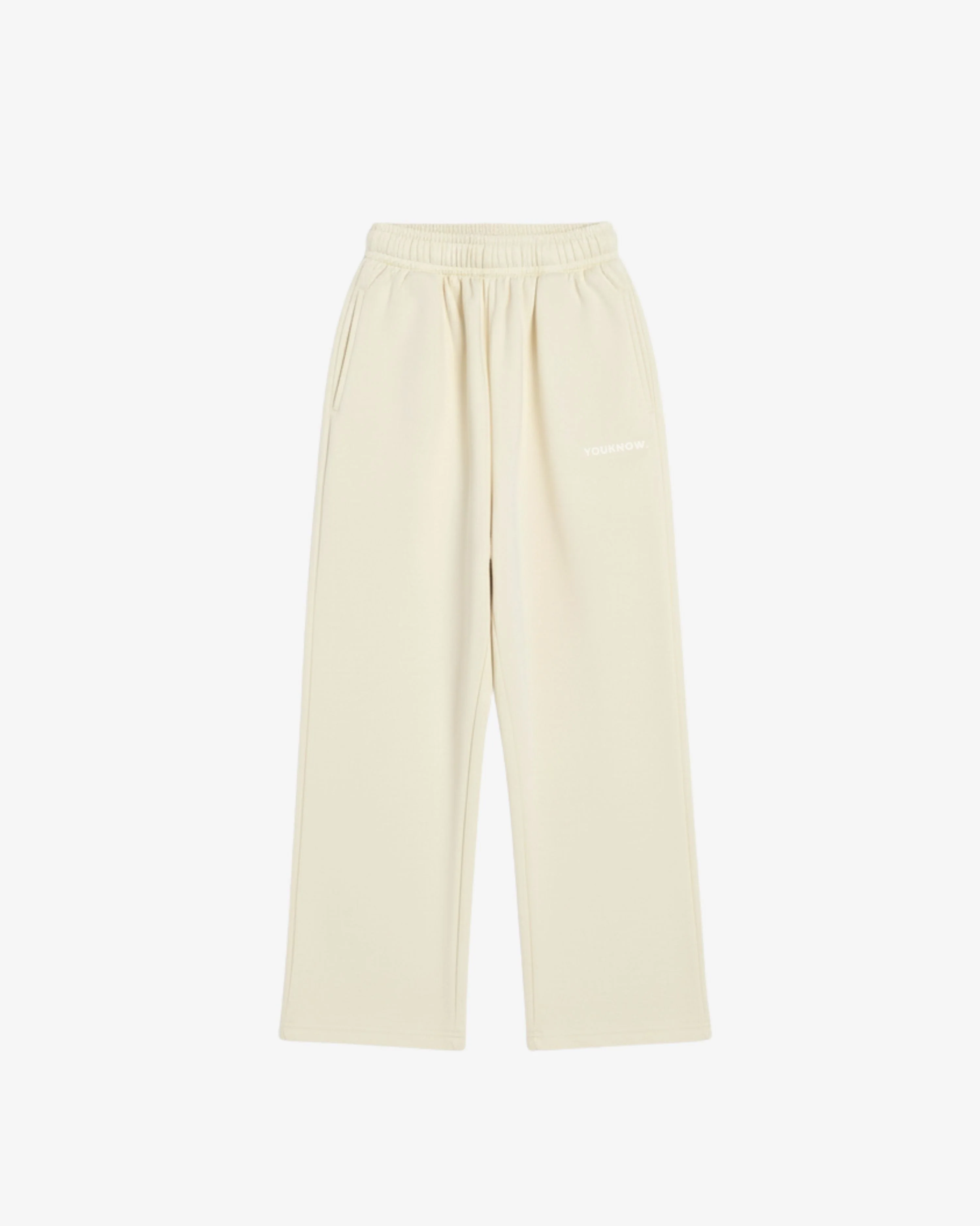 Core Wide Leg Sweatpants | Vanilla