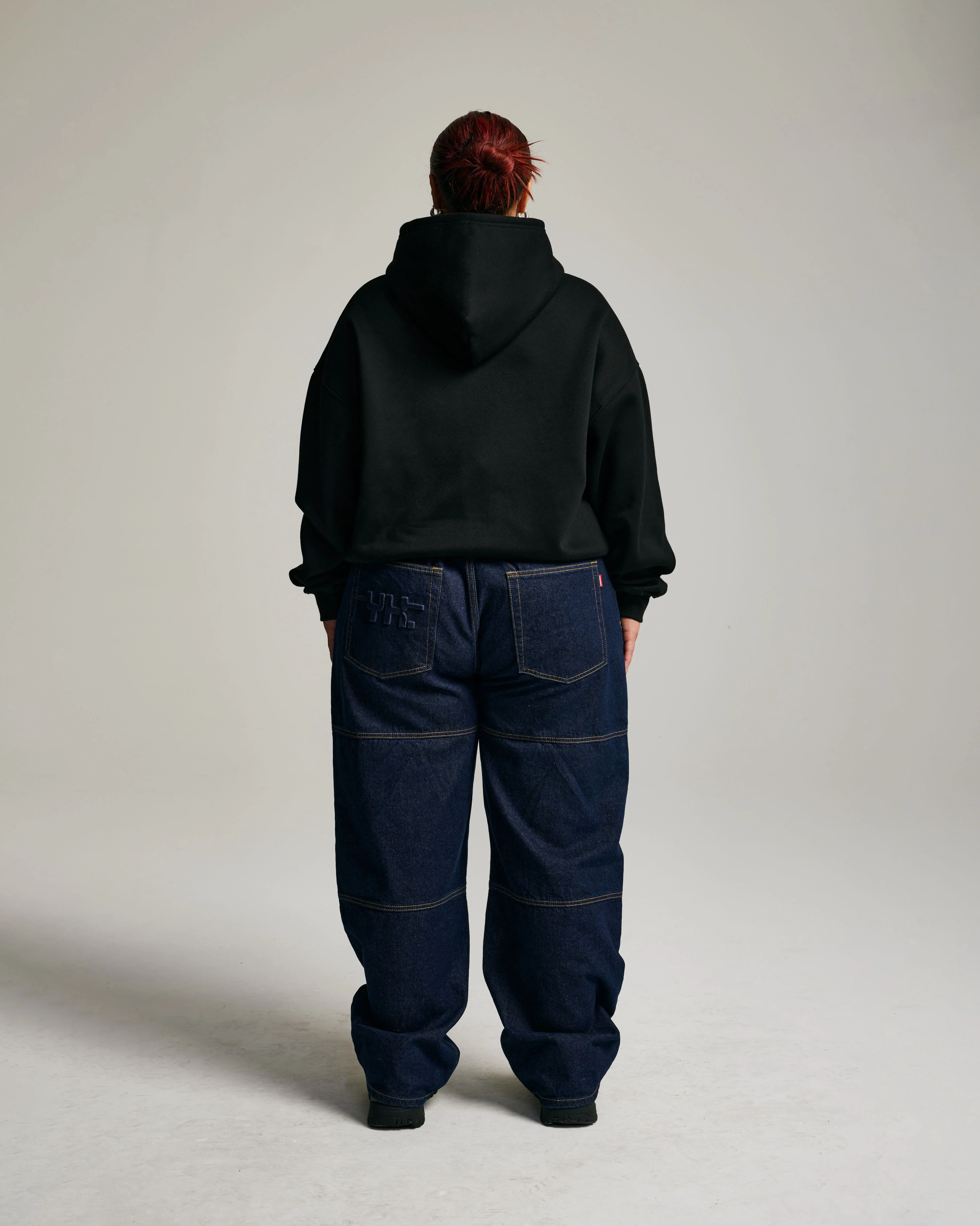 Core Zip Up Hoodie | Black - Image 4