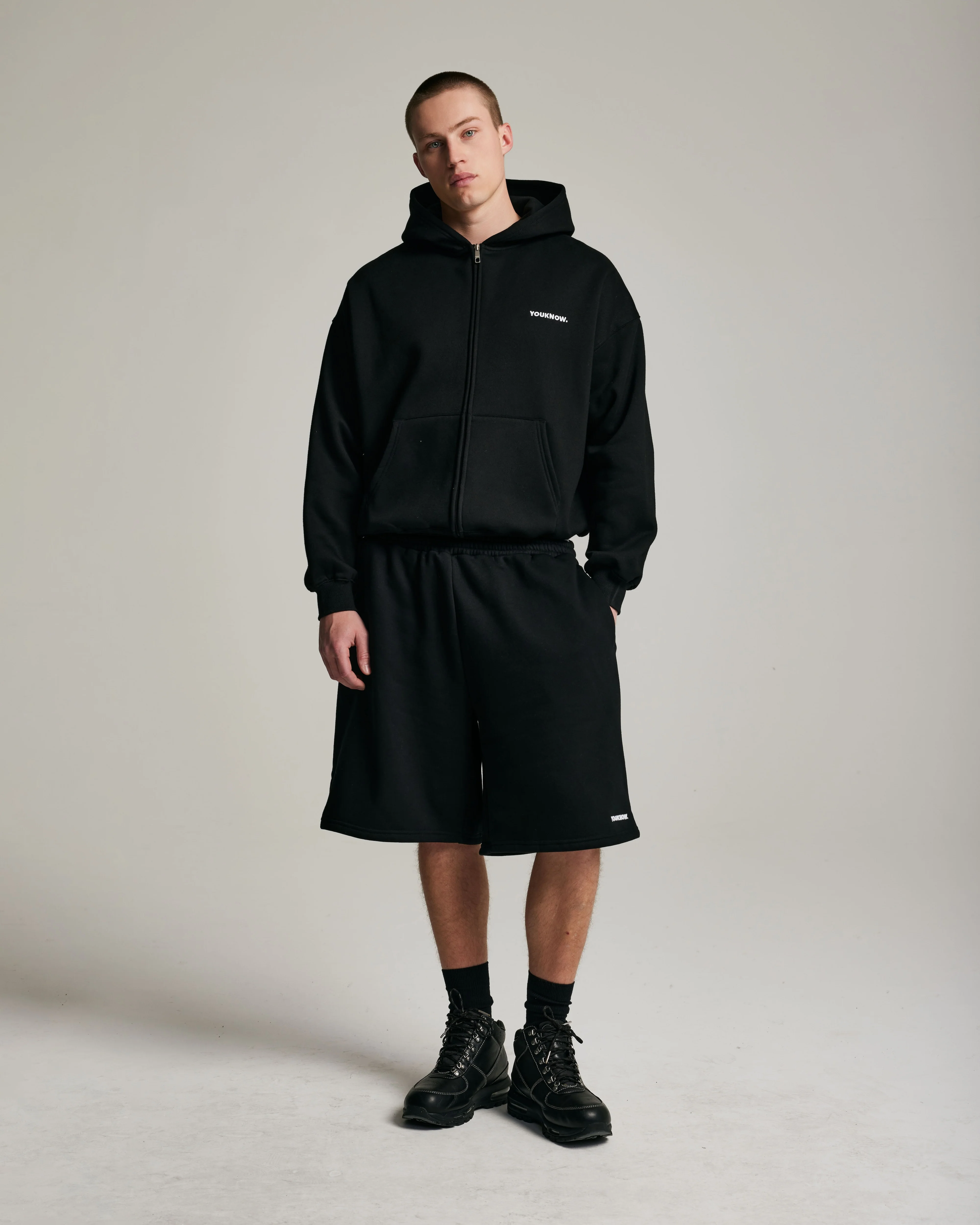 Core Oversized Shorts | Black - Image 3
