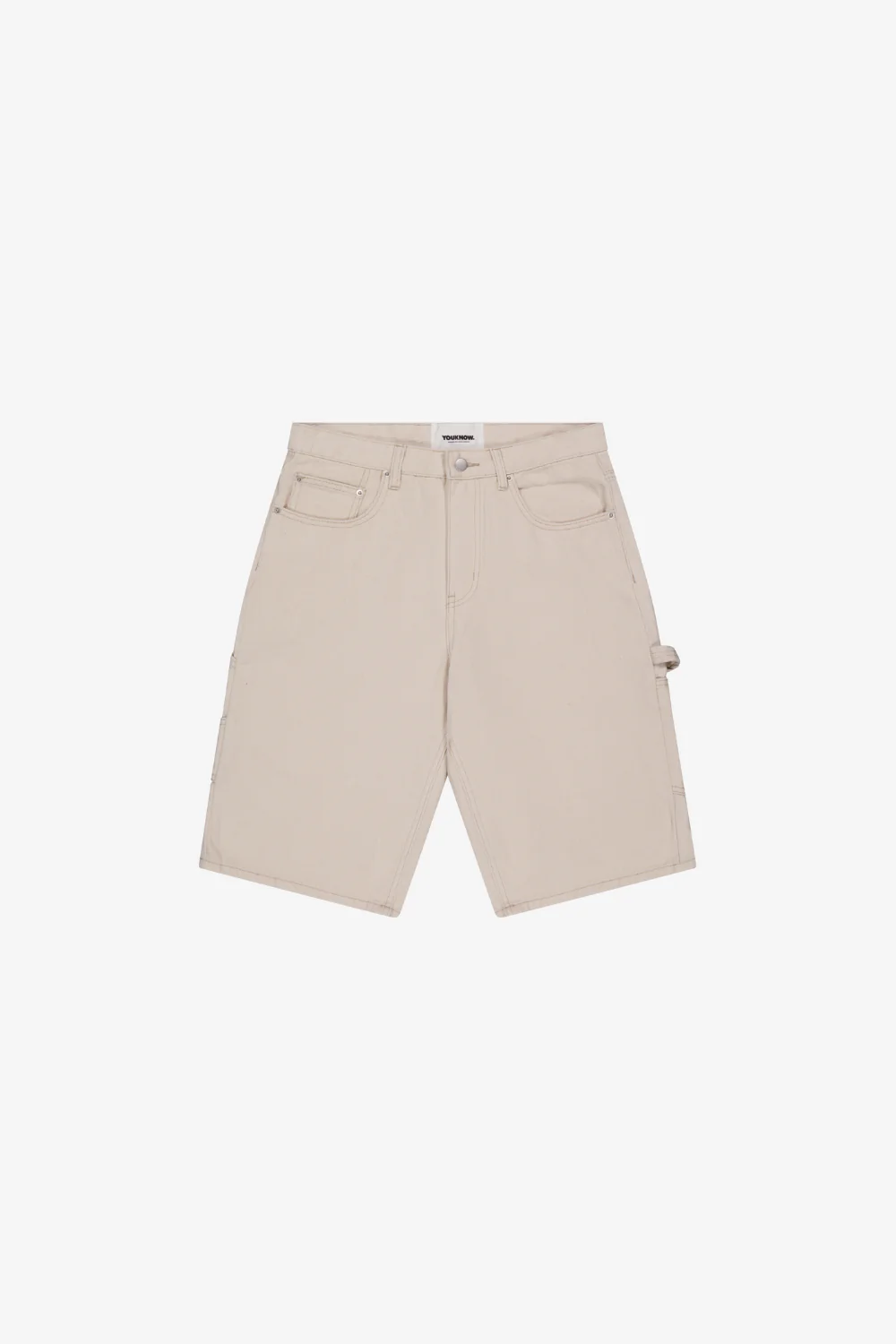 Denim Jorts | Ecru - Image 4