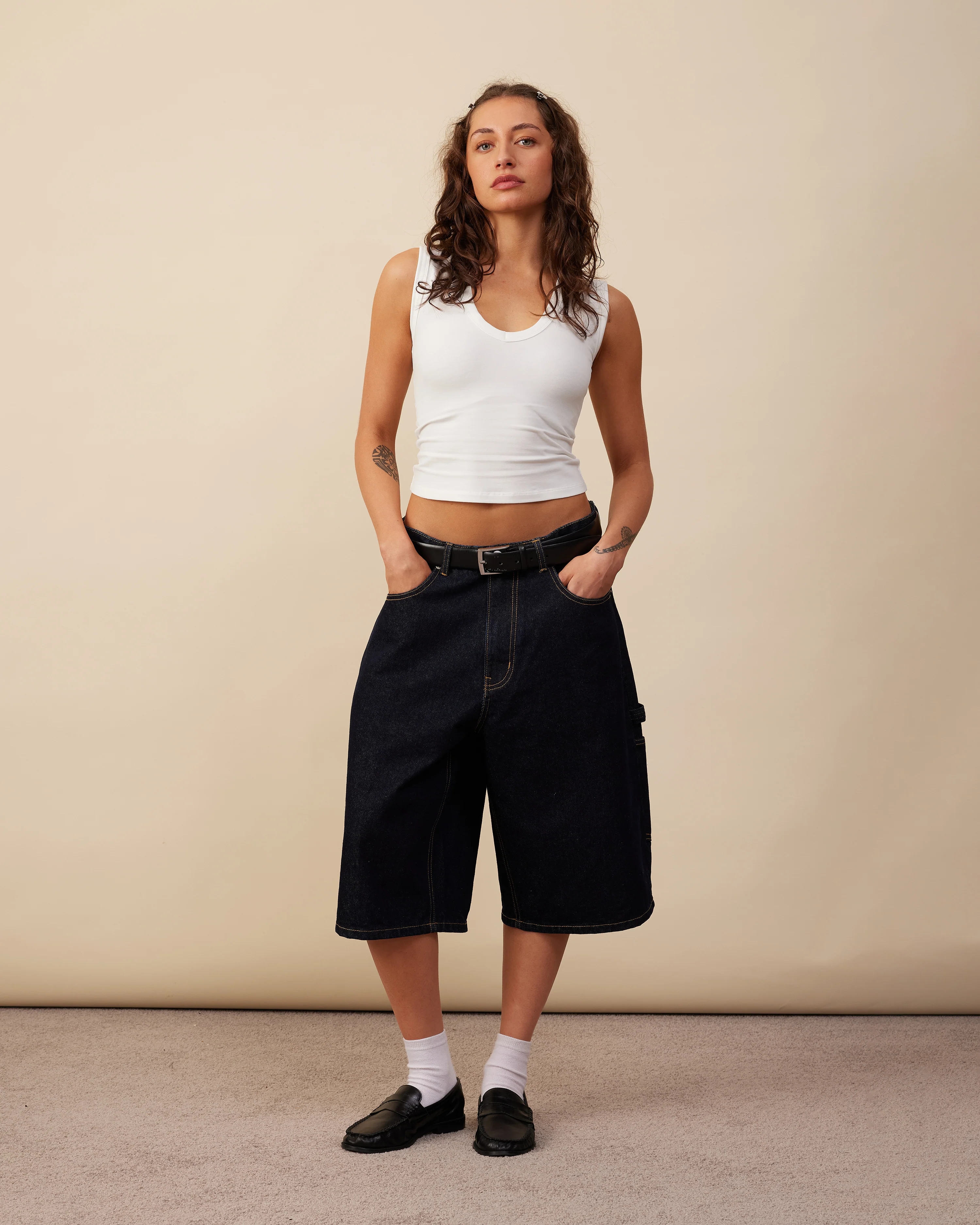 Denim Jorts | Indigo - Image 3